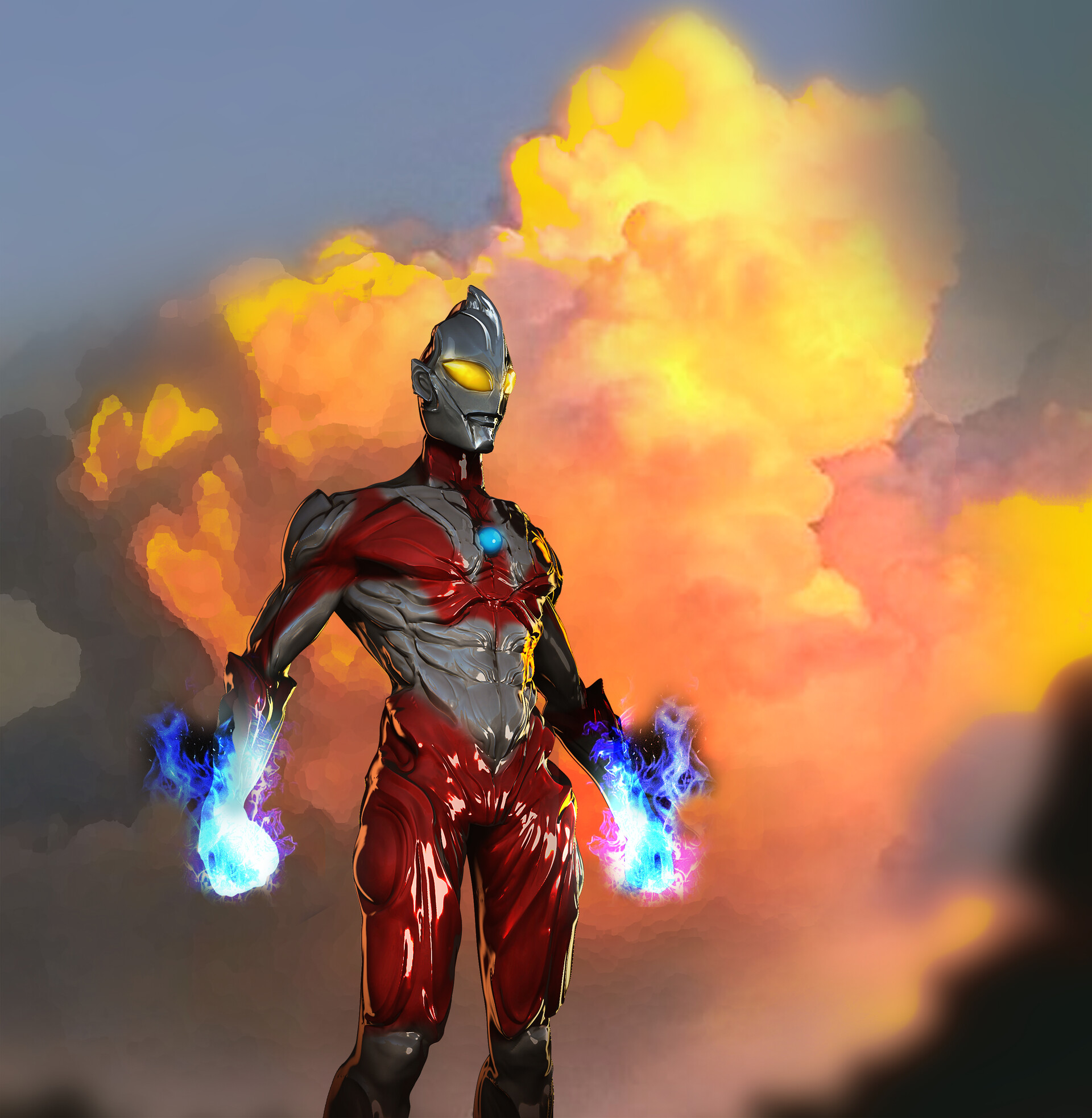 ArtStation - Ultraman Fan Art | ウルトラシリーズ