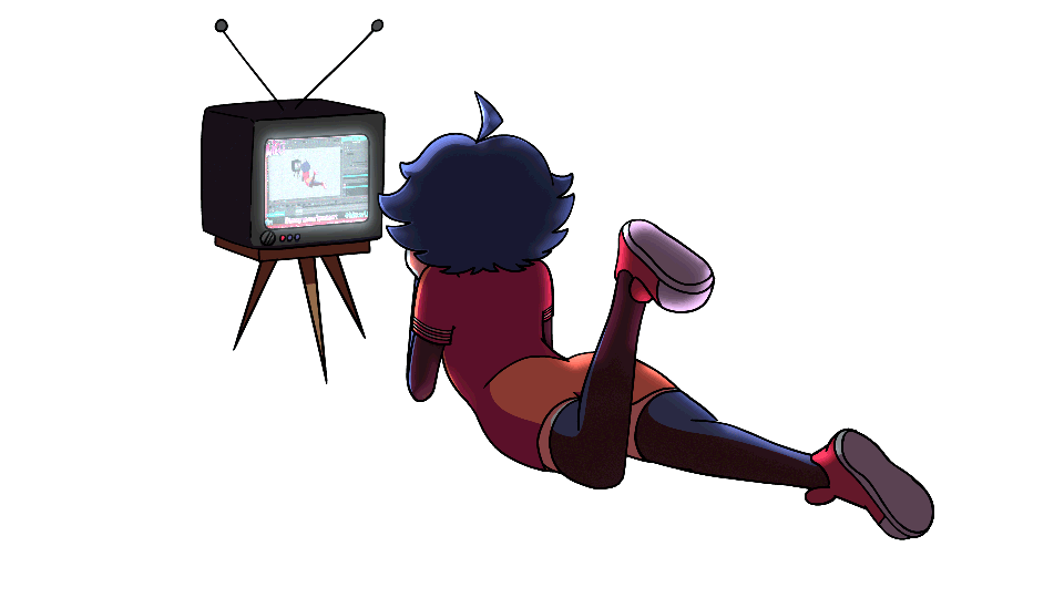 ArtStation Watching a Livestream