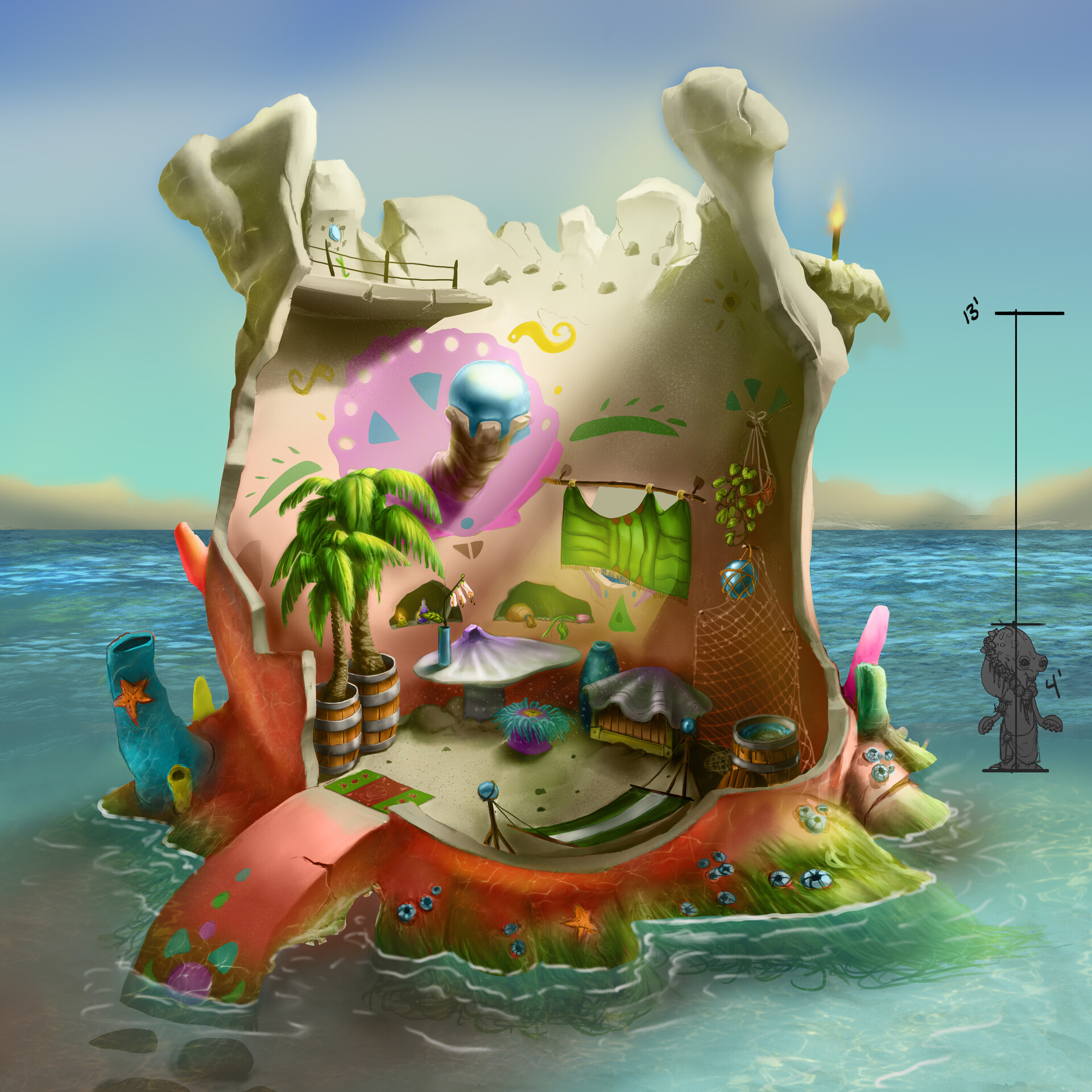 ArtStation Coral House