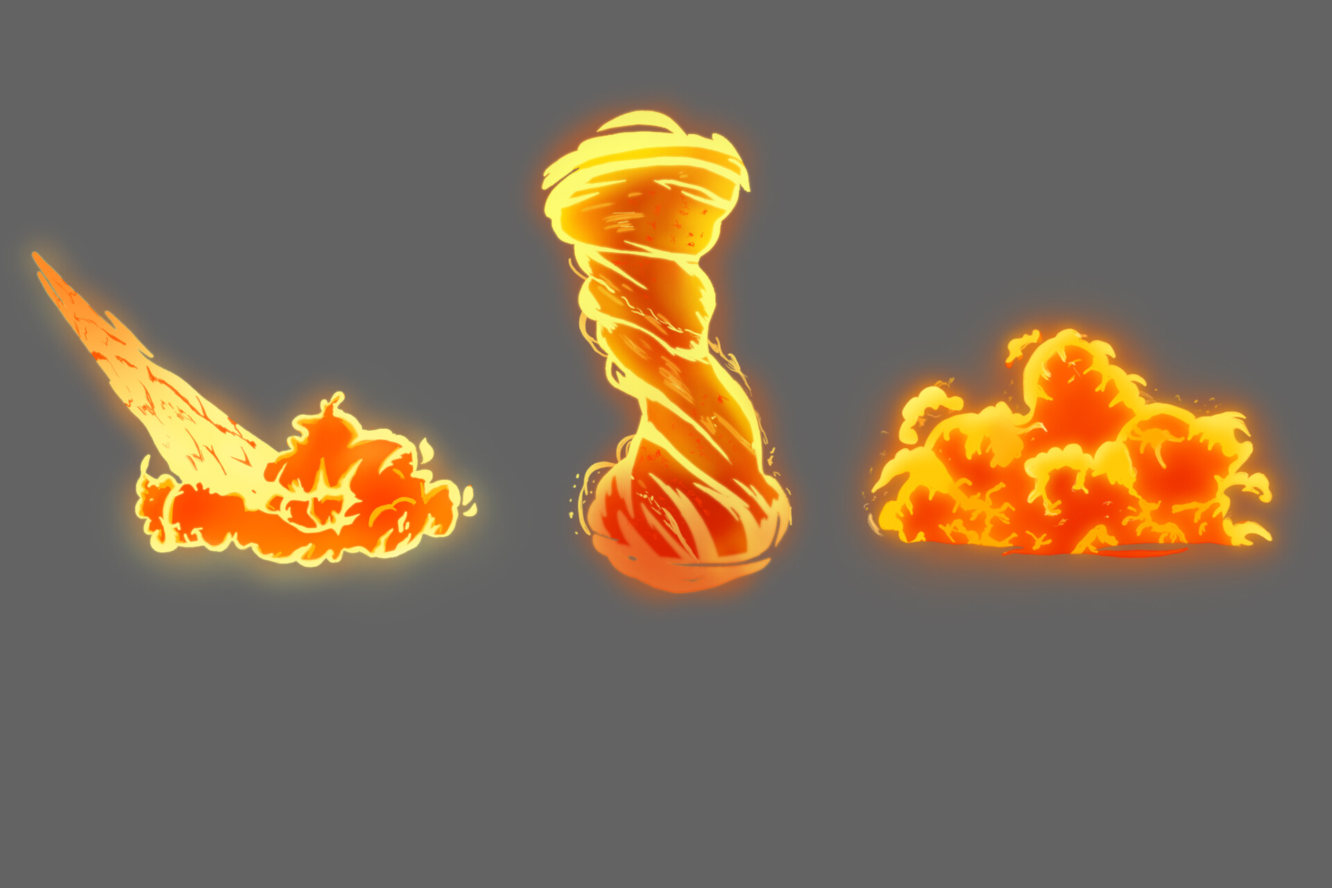 ArtStation - flames practice
