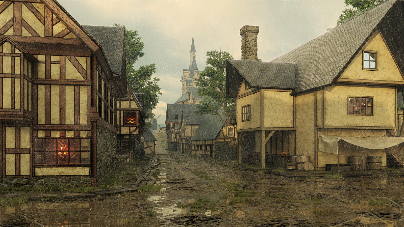 Улицы в средние века
