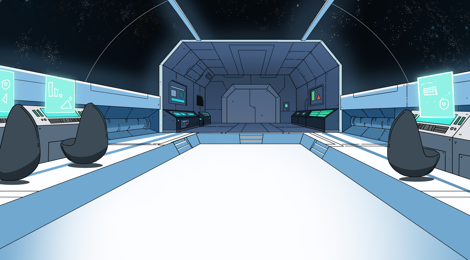 ArtStation - Space Cartoon style Background