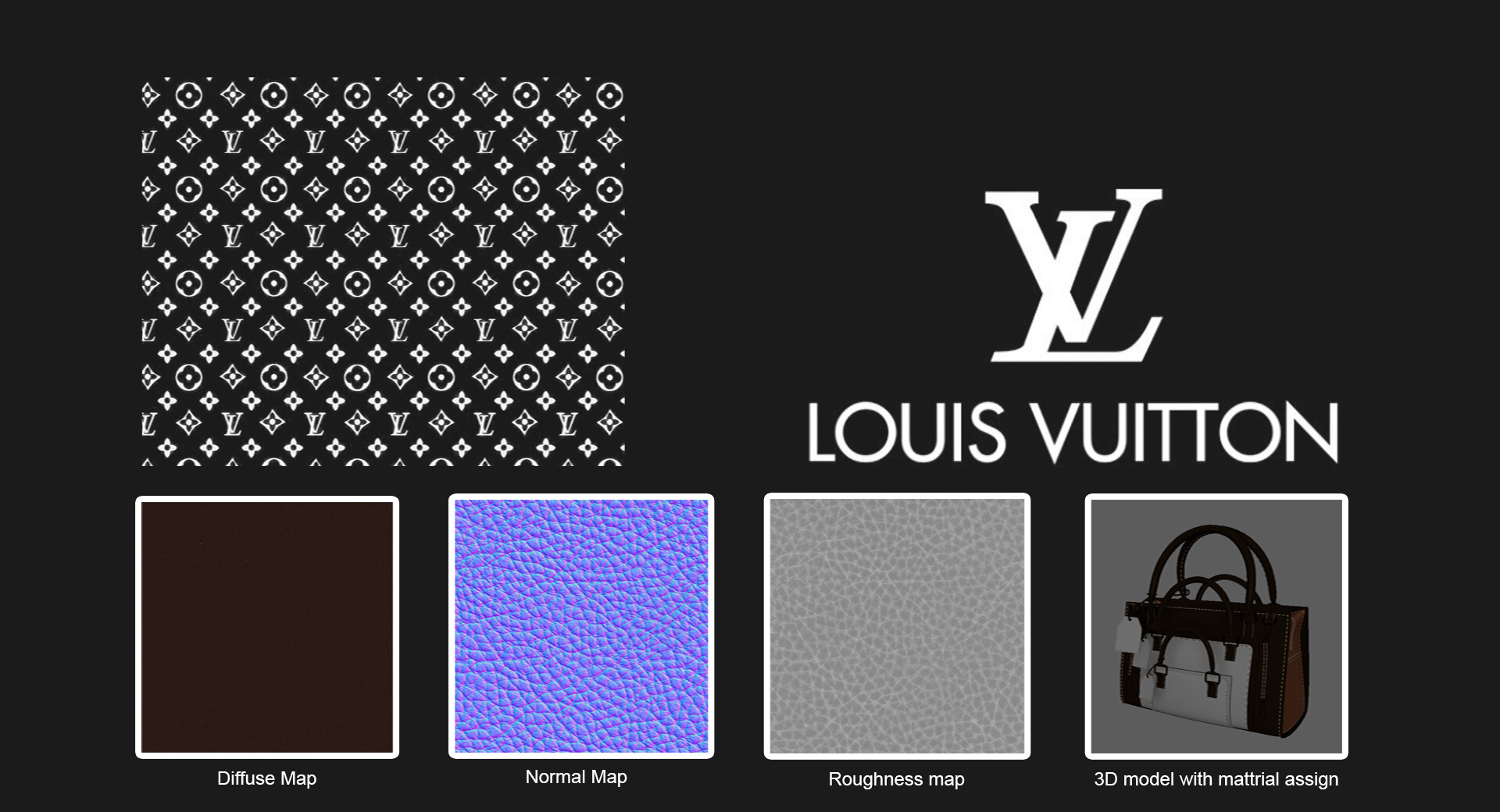 ArtStation - [Texture/Material] Louis Vuitton