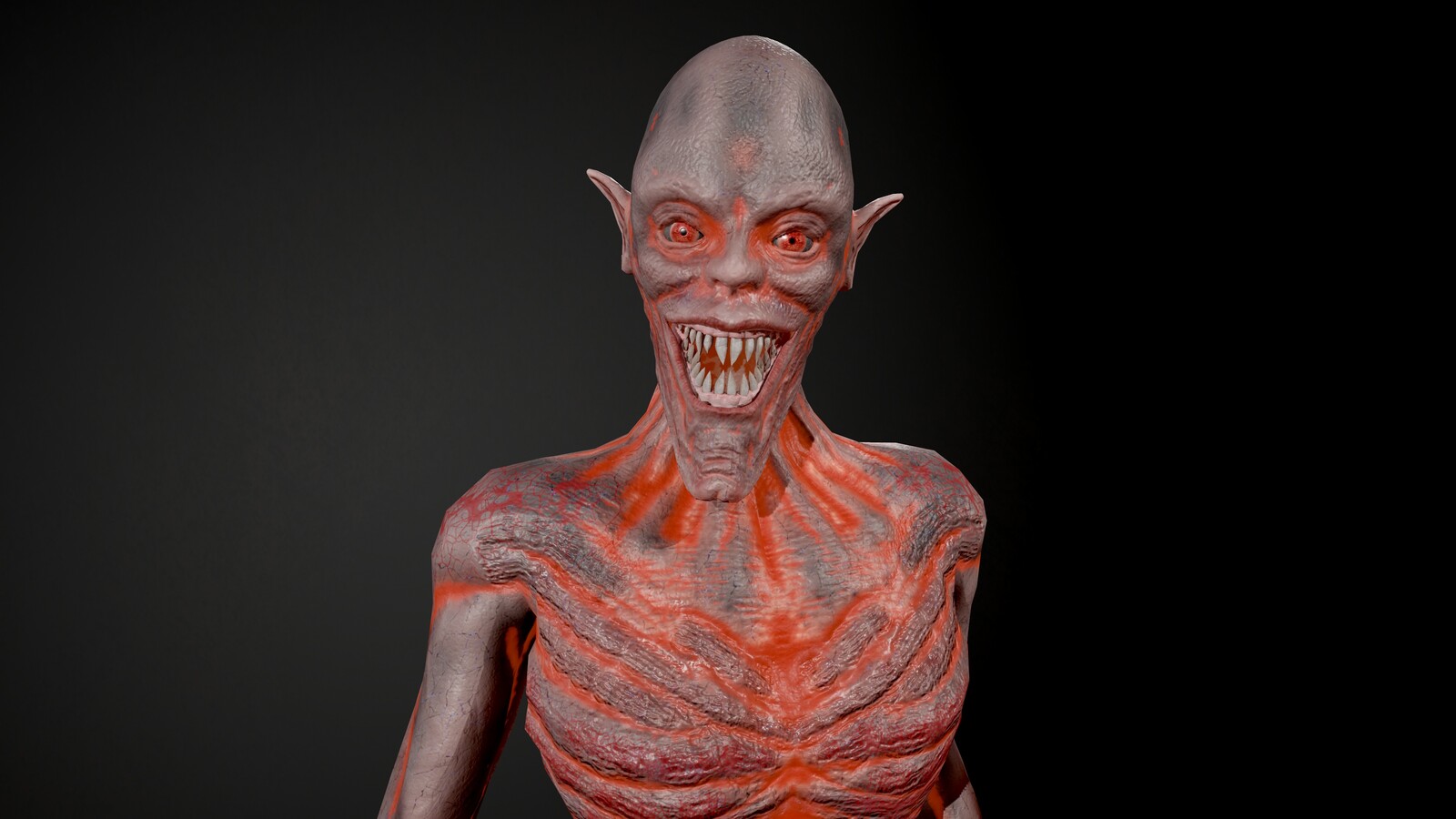 Ghoul Low-poly 3D model