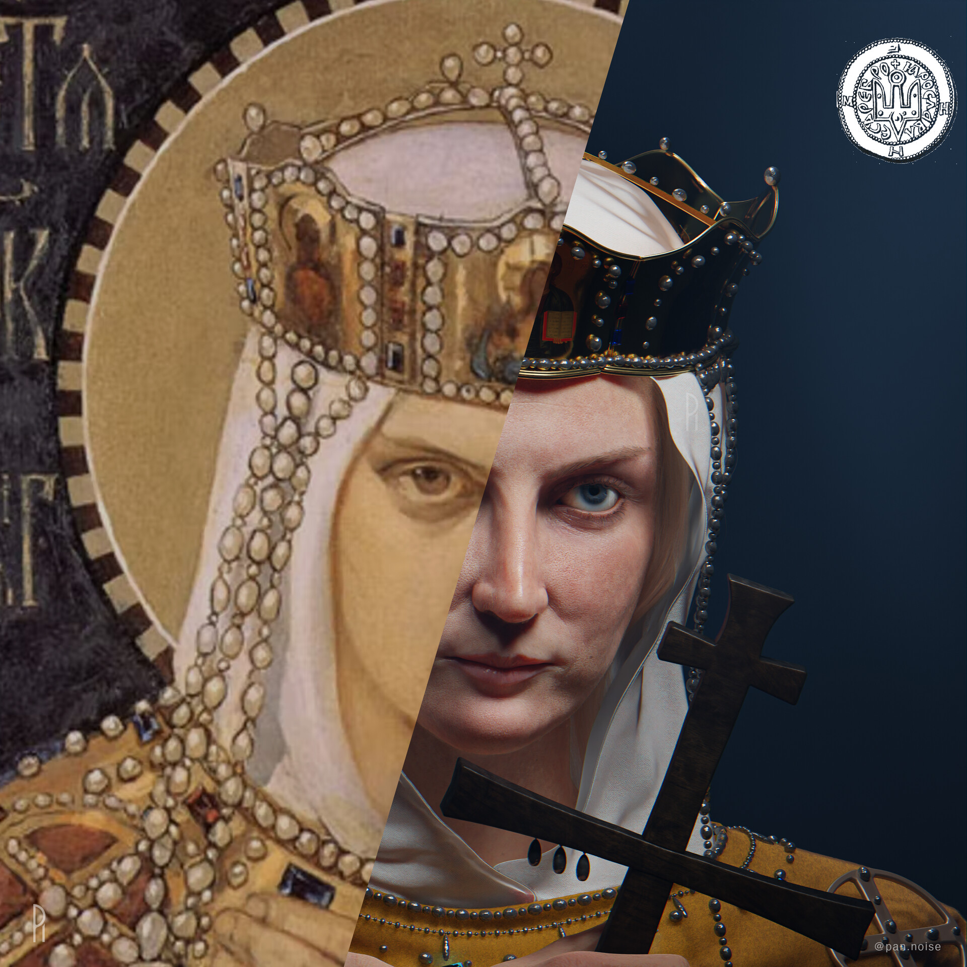 ArtStation - The face of Olga of Kiev