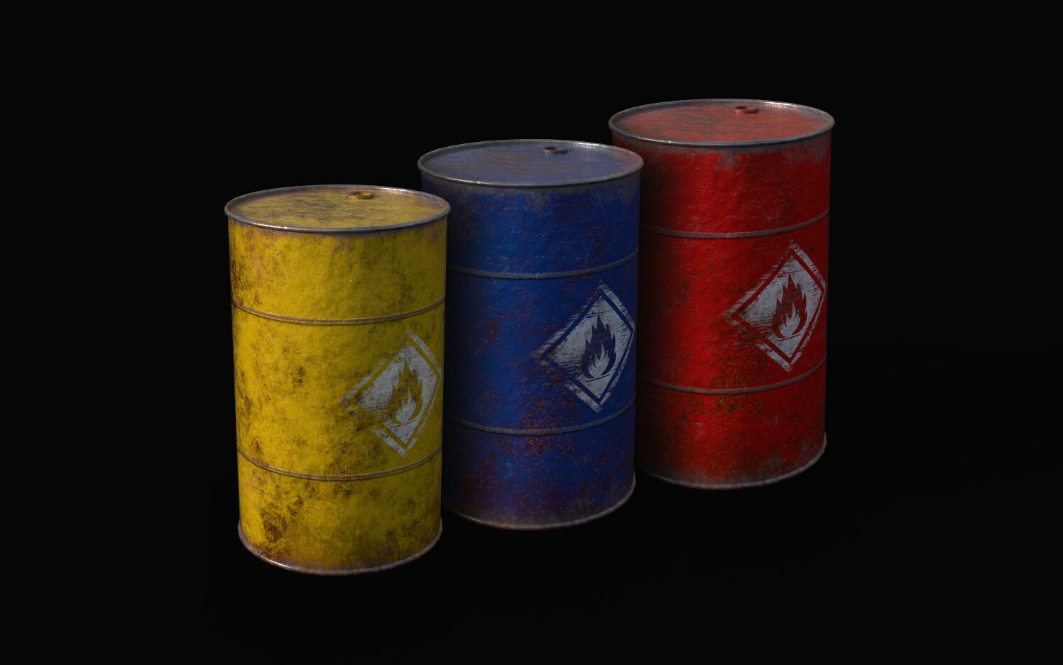 ArtStation - Oil Drum