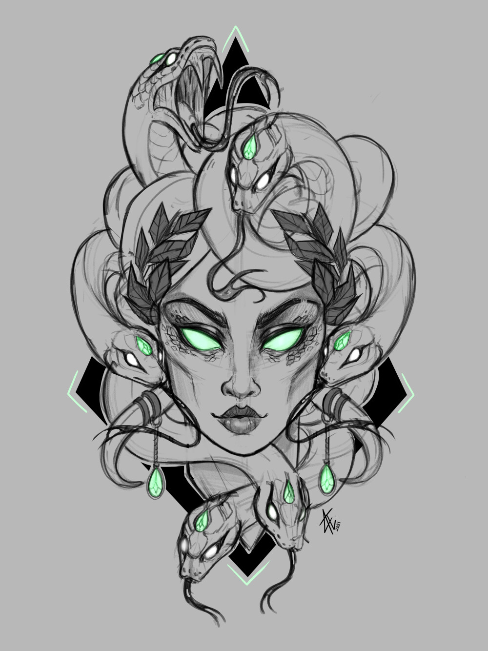 Medusa Drawing on Pinterest
