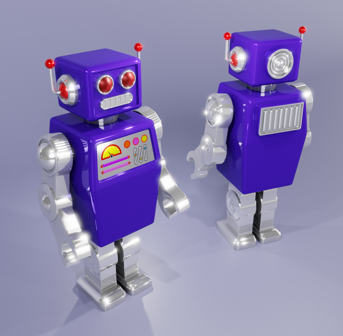 ArtStation - Toy Robot - Model 1