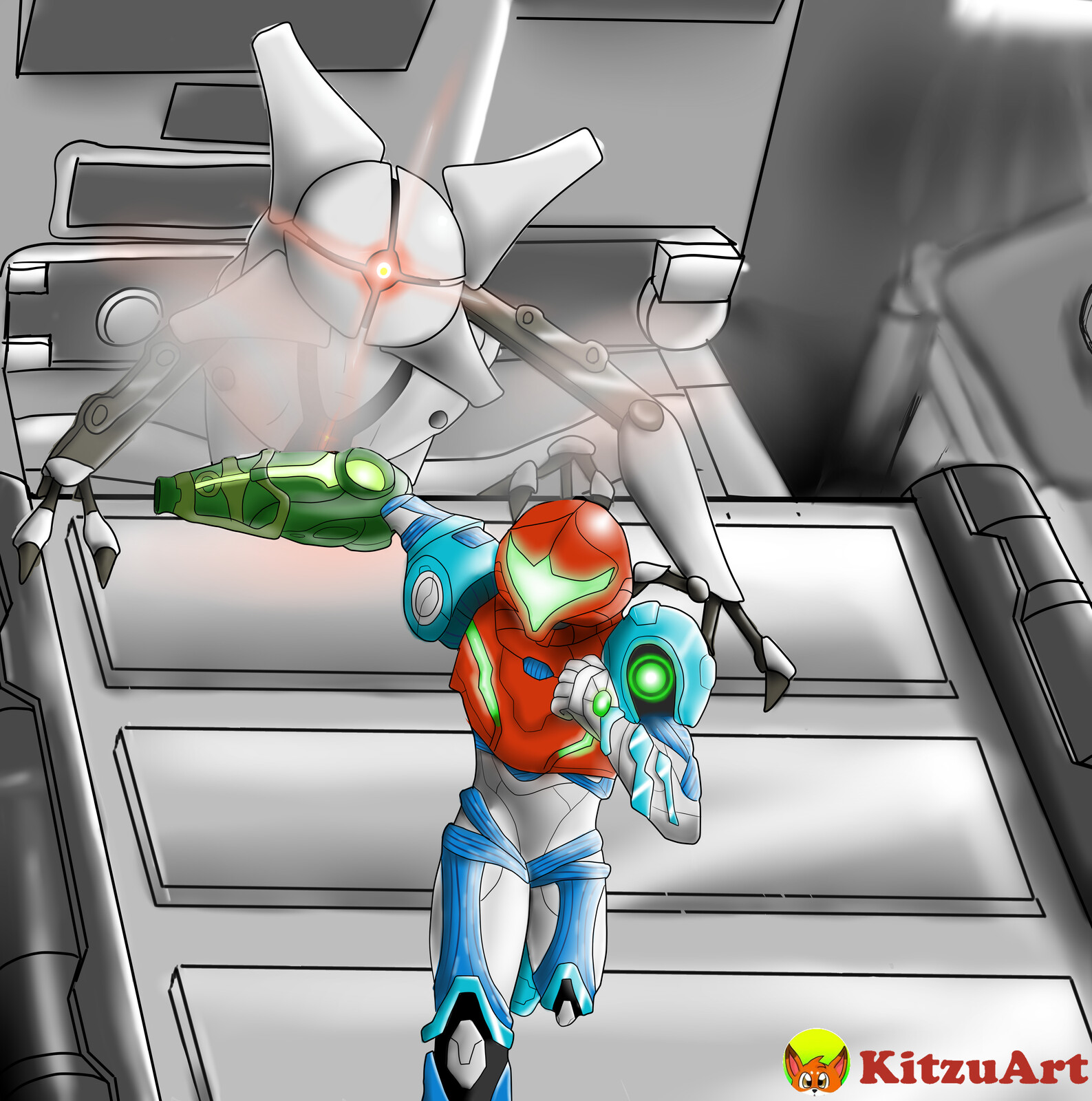 Kitzu Metroid Dread EMMI