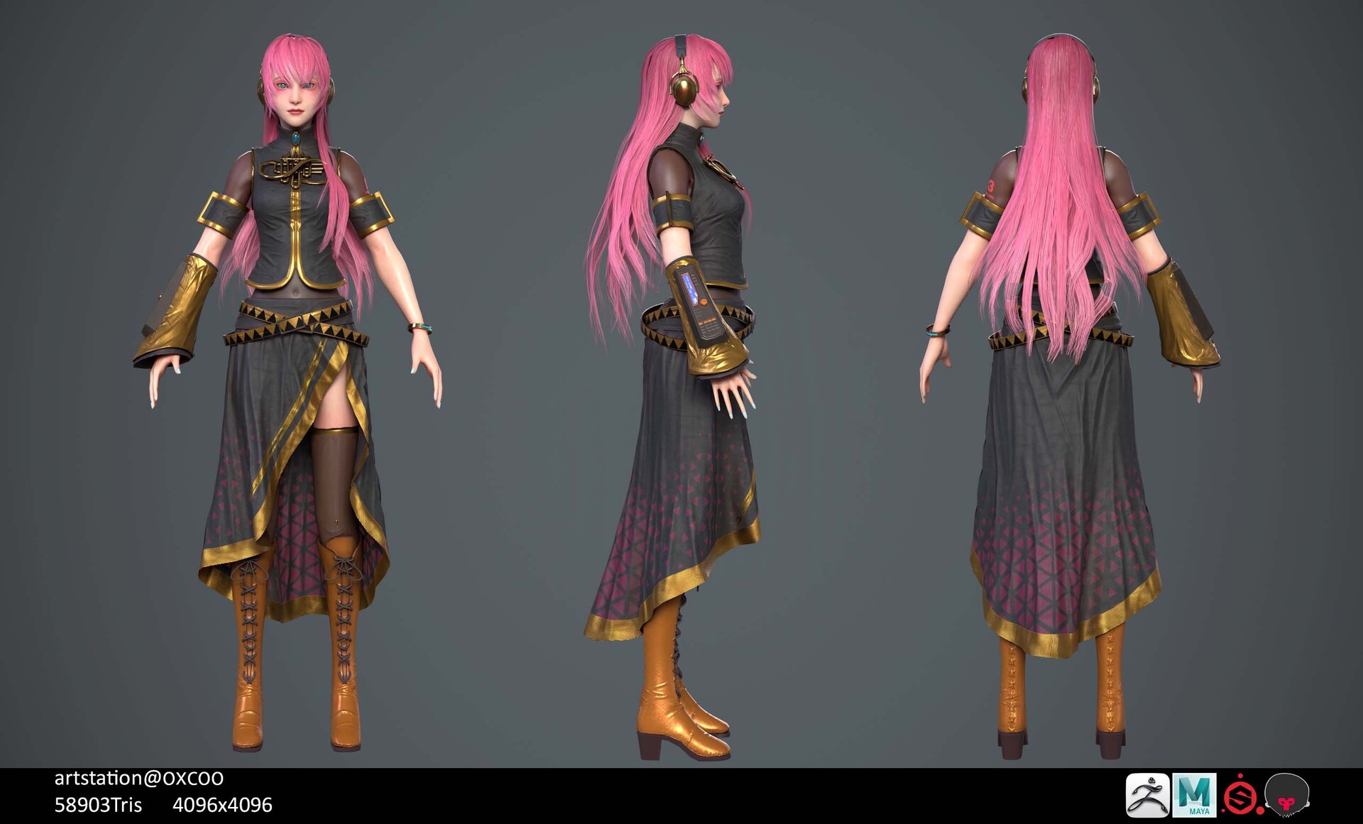 ArtStation - Megurine_Luka(巡音ルカ)