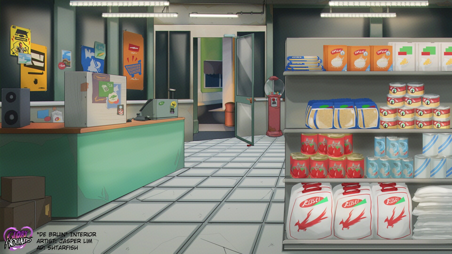 Jasper Lim "De Bruin" Corner Store Background