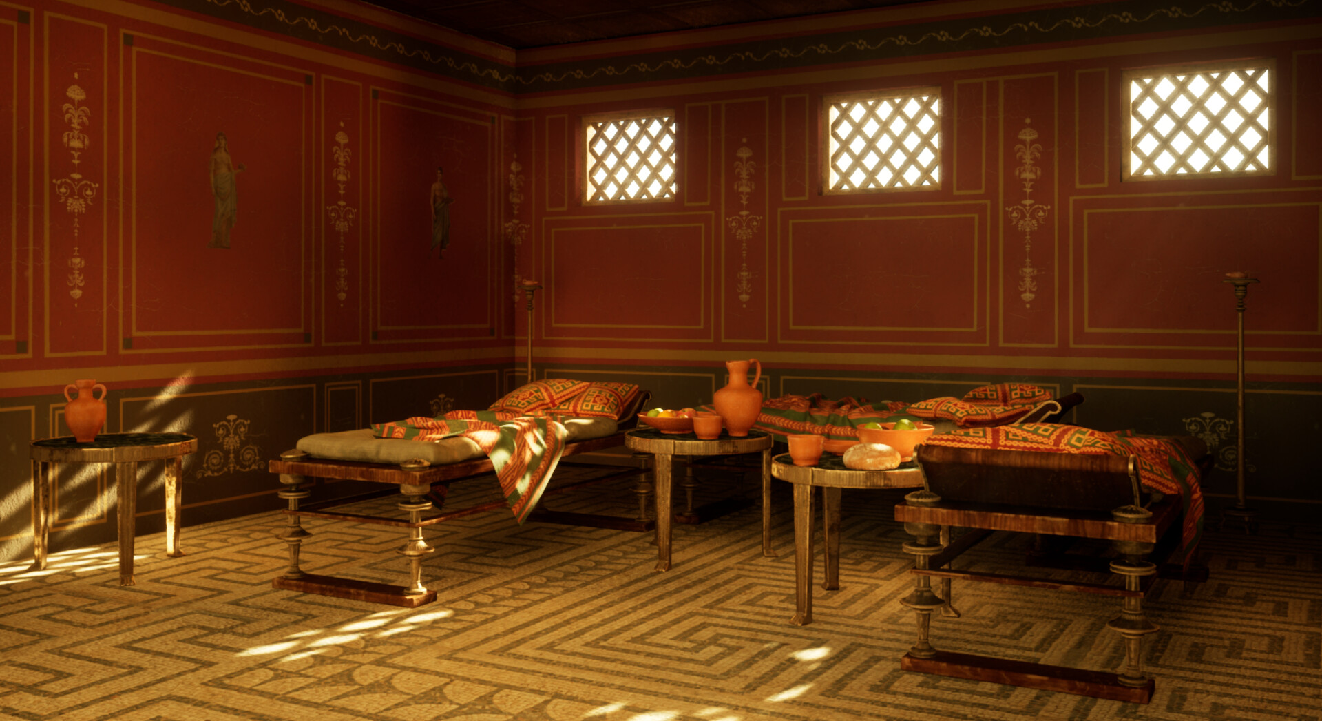 artstation-roman-triclinium