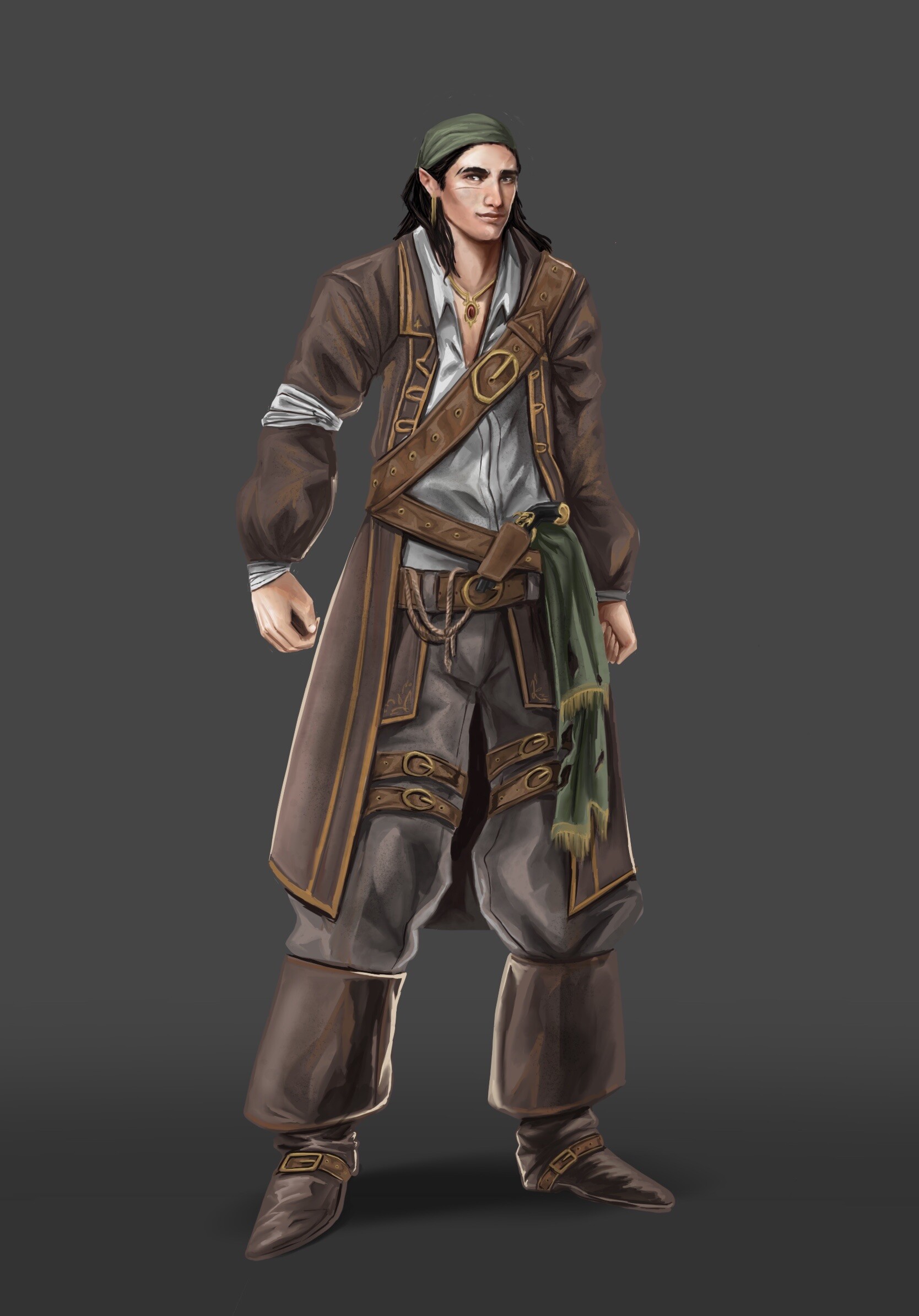Artstation dnd pirates character design