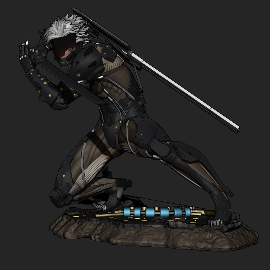 ArtStation - Metal Gear Rising: Revengeance Raiden & Jetstream Sam Fan Art