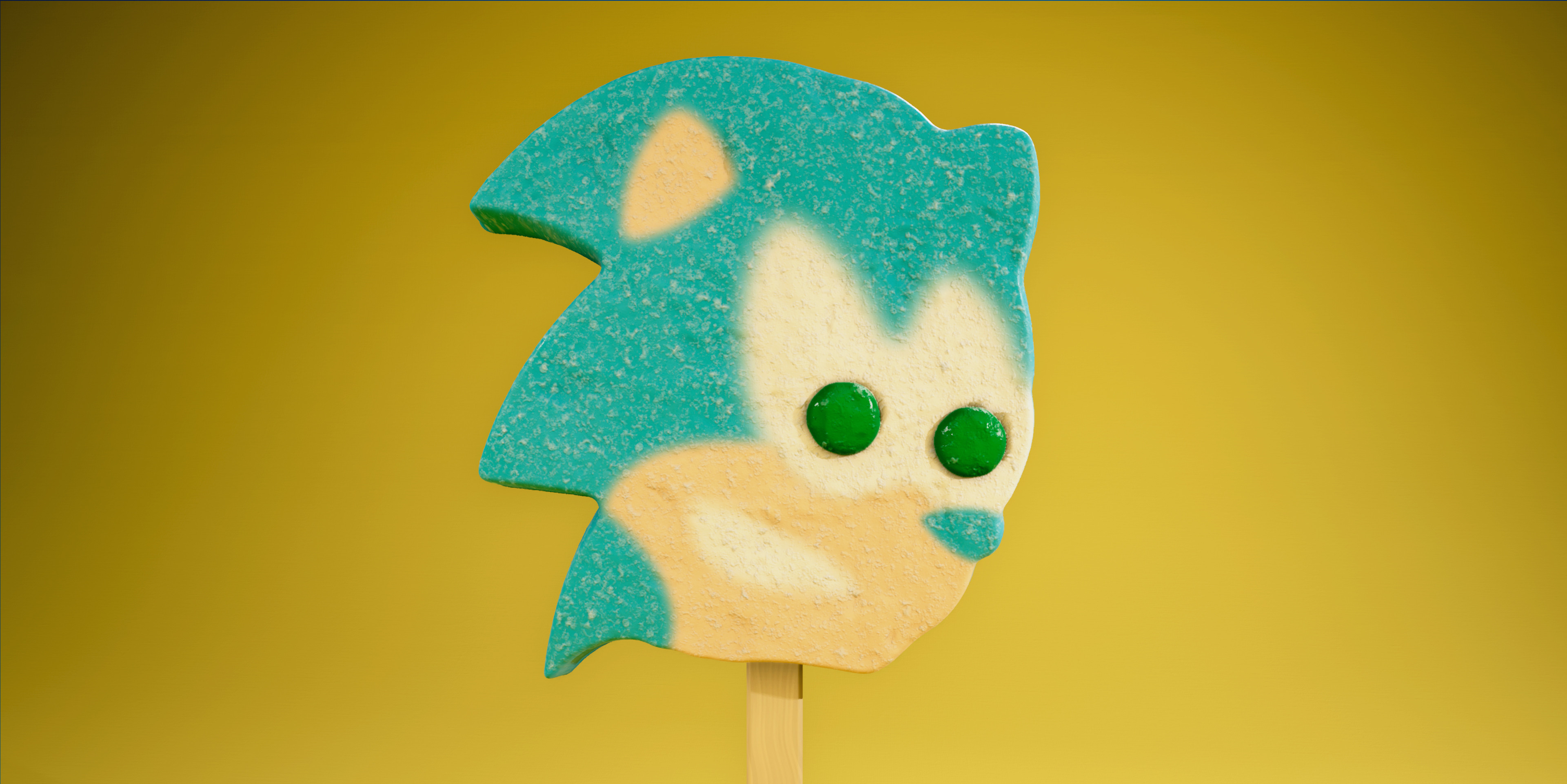 Ice Sonic The Hedgehog