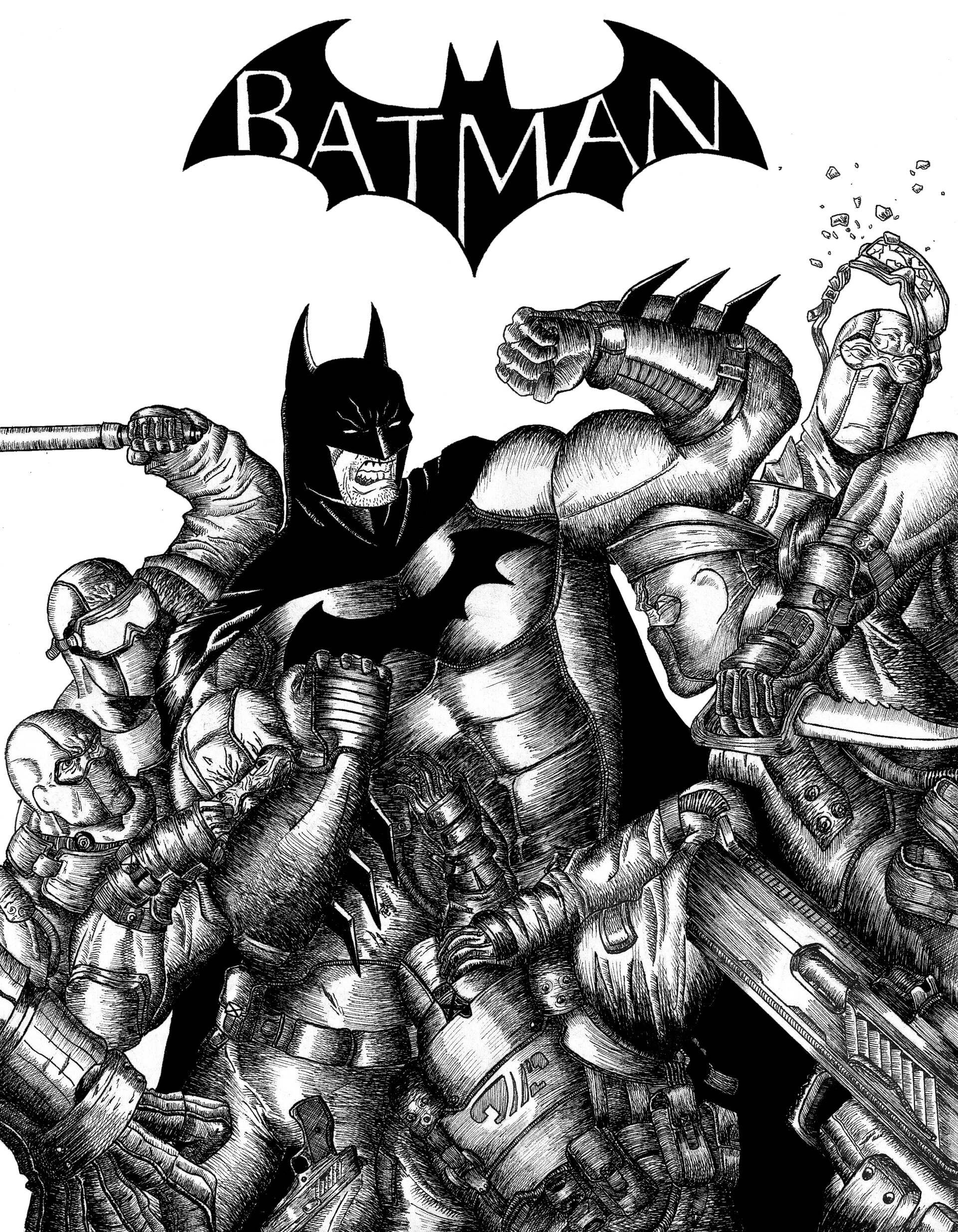 ArtStation - Batman: Arkham City (Fan Art)