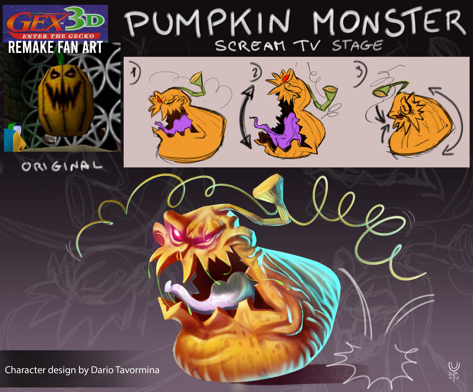 ArtStation Gex 3D Enter The Gecko Remake Fan Art Enemies Redesign artstation-gex-3d-enter-the-gecko-remake-fan-art-enemies-redesign