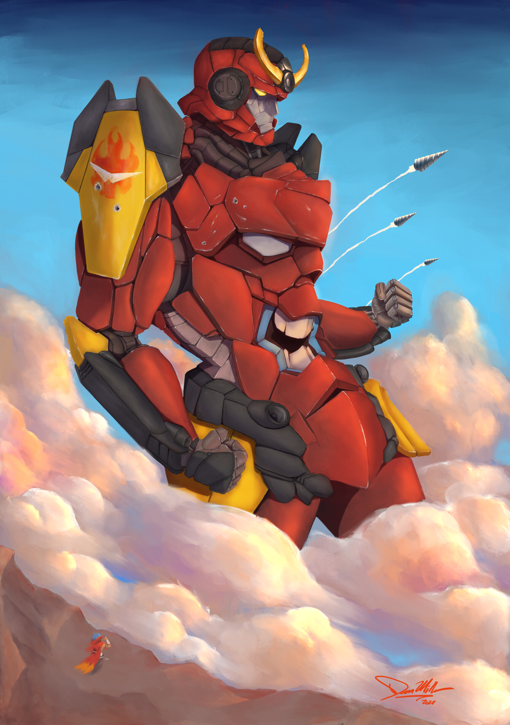 ArtStation - Gurren Lagann Mecha