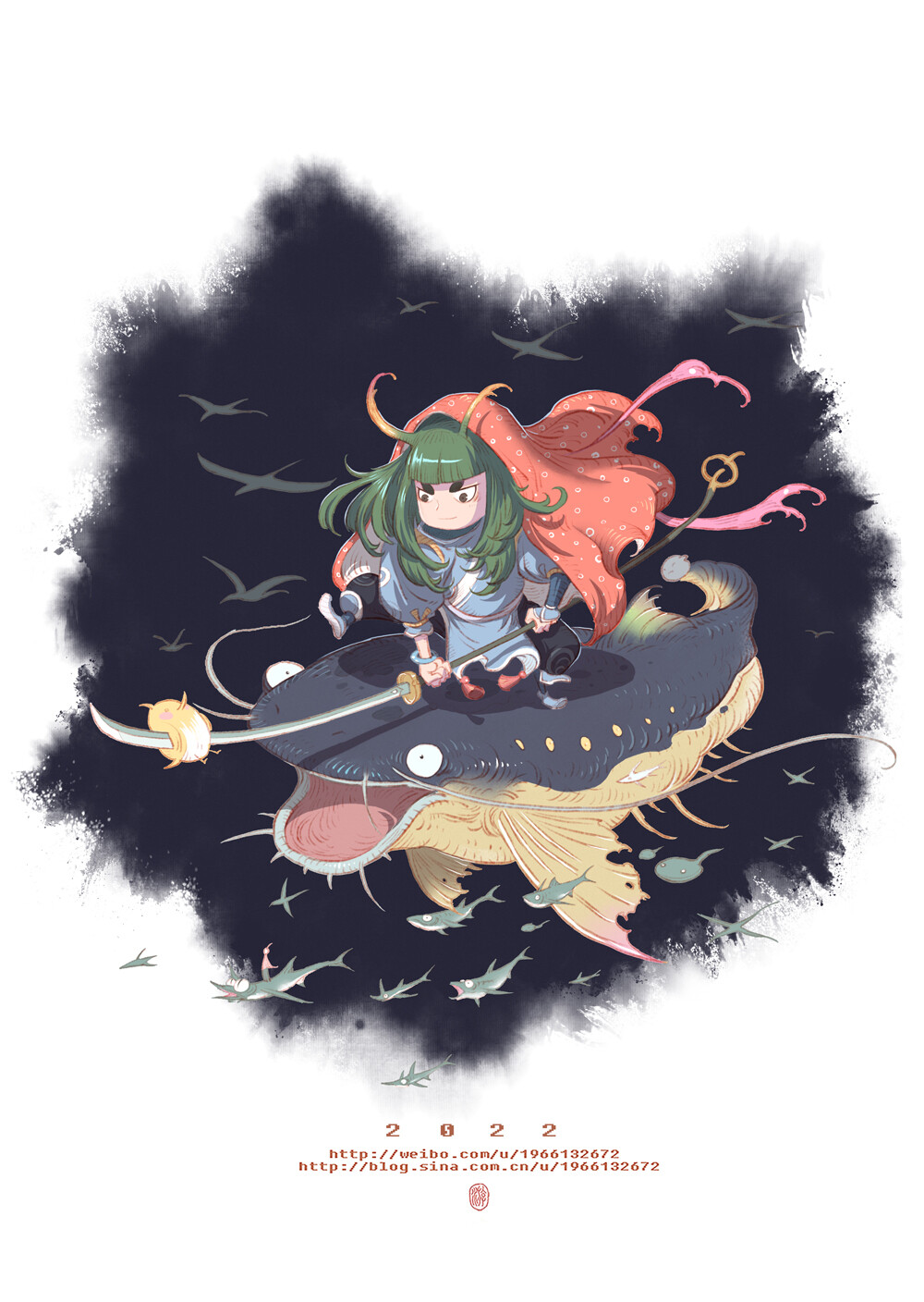 ArtStation 《牛尾》