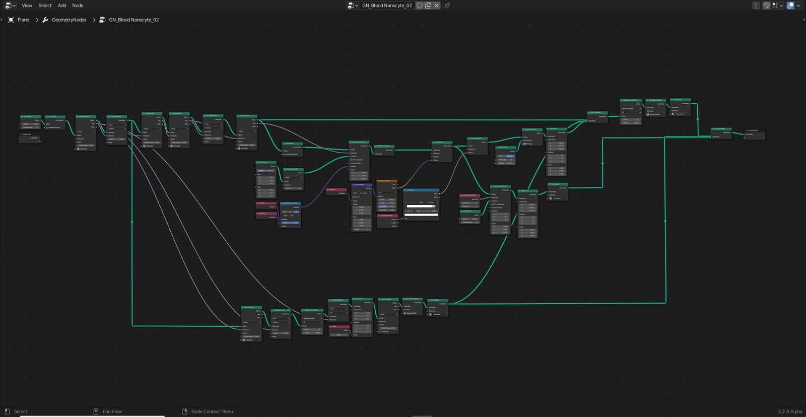 Geometry Nodes tree