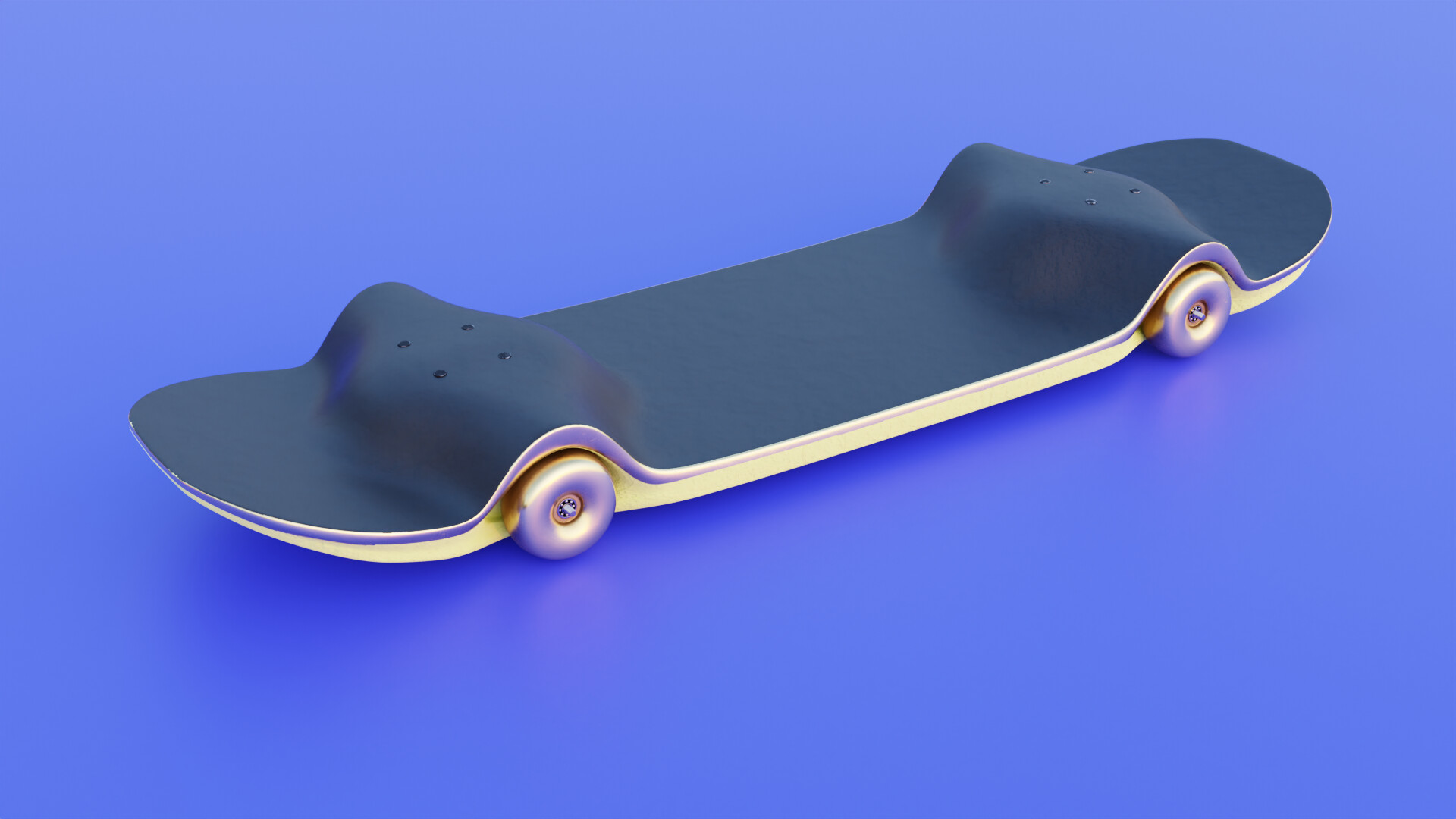 ArtStation 3D Custom Skateboard Model