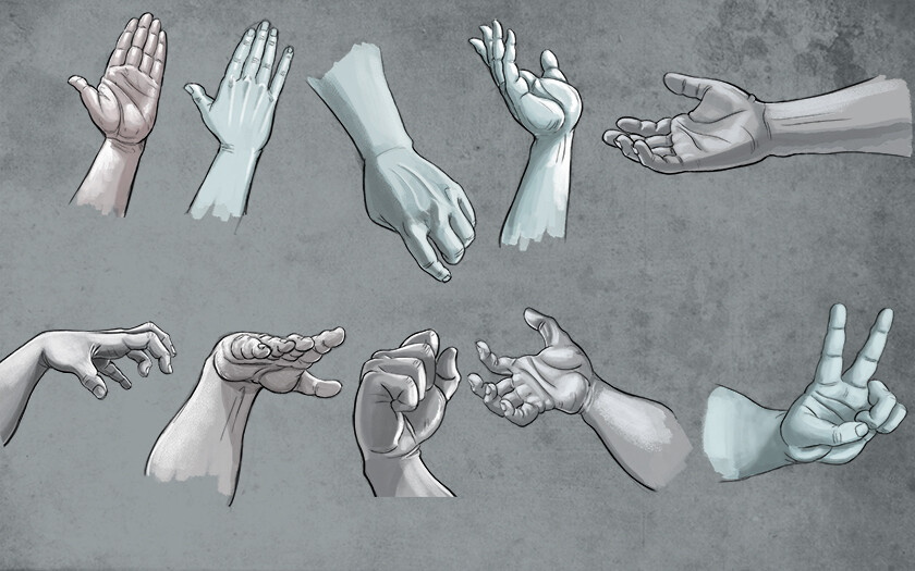 ArtStation - Hands Study