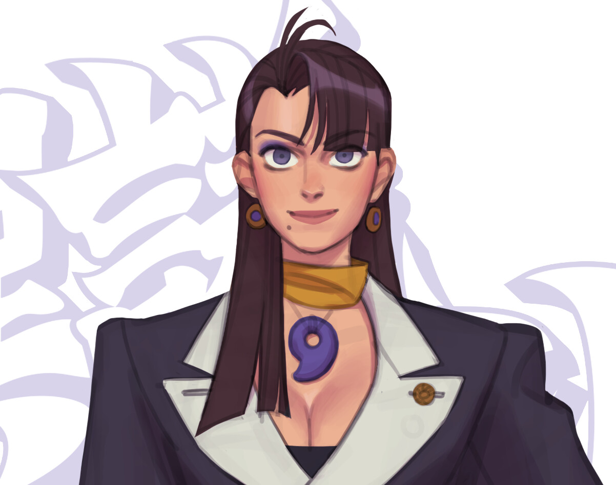 ArtStation - 1990 Ace Attorney | Mia Fey