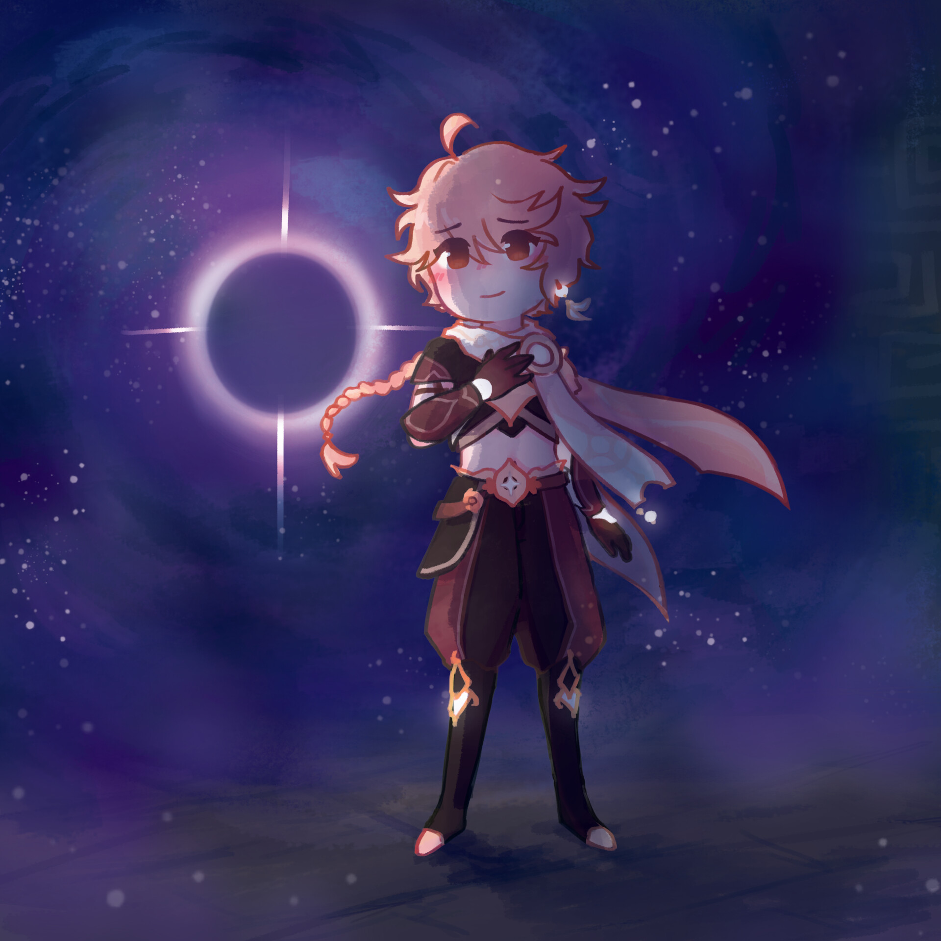 Artstation abyss aether we will be reunited archon quest genshin impact