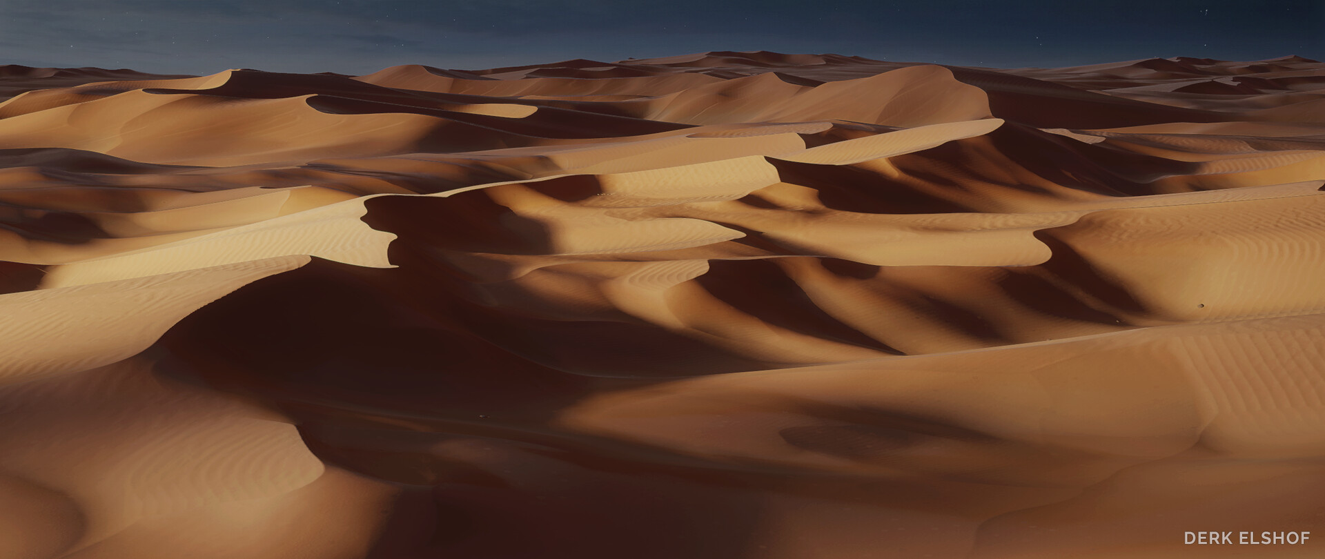 ArtStation Sand Dunes Material Study