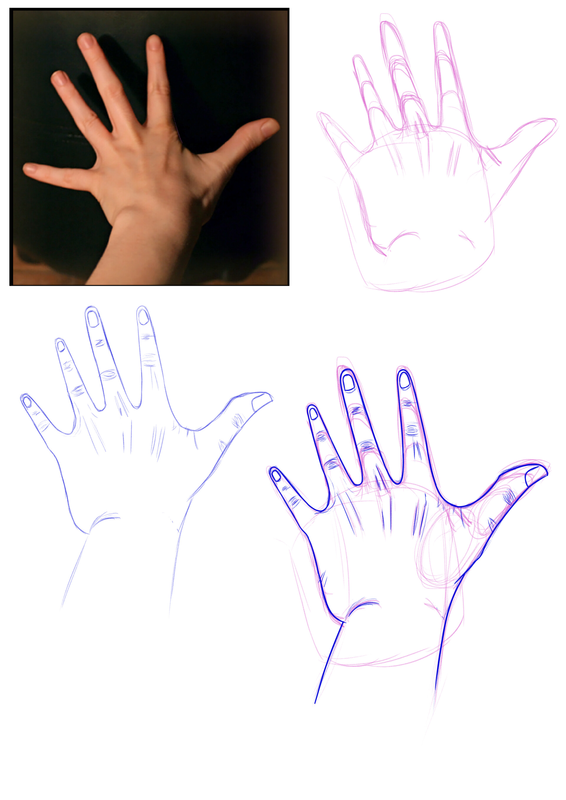ArtStation - Hand Practise