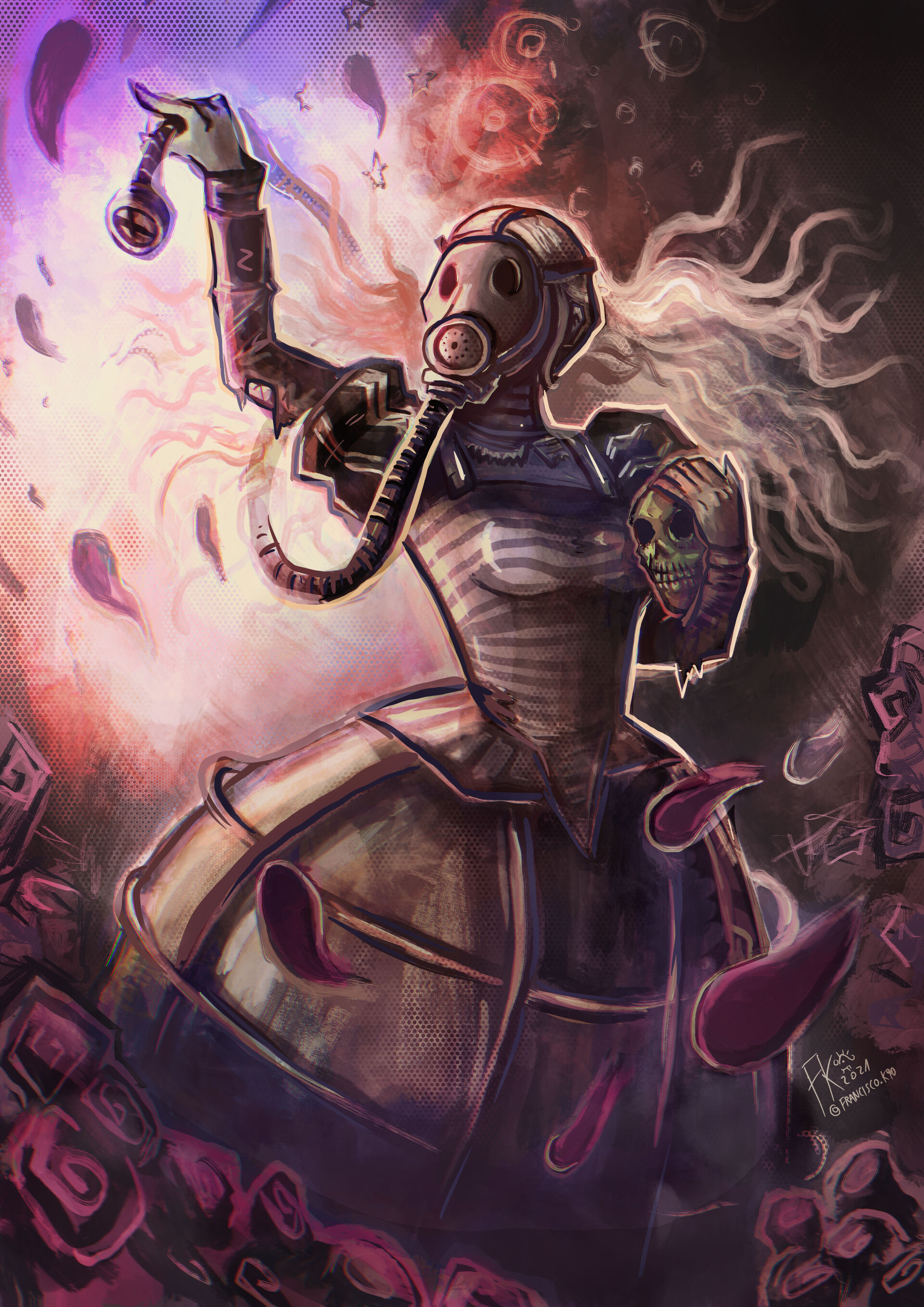 Francisco K. - My Chemical Romance Art Project, image size:1920x2716