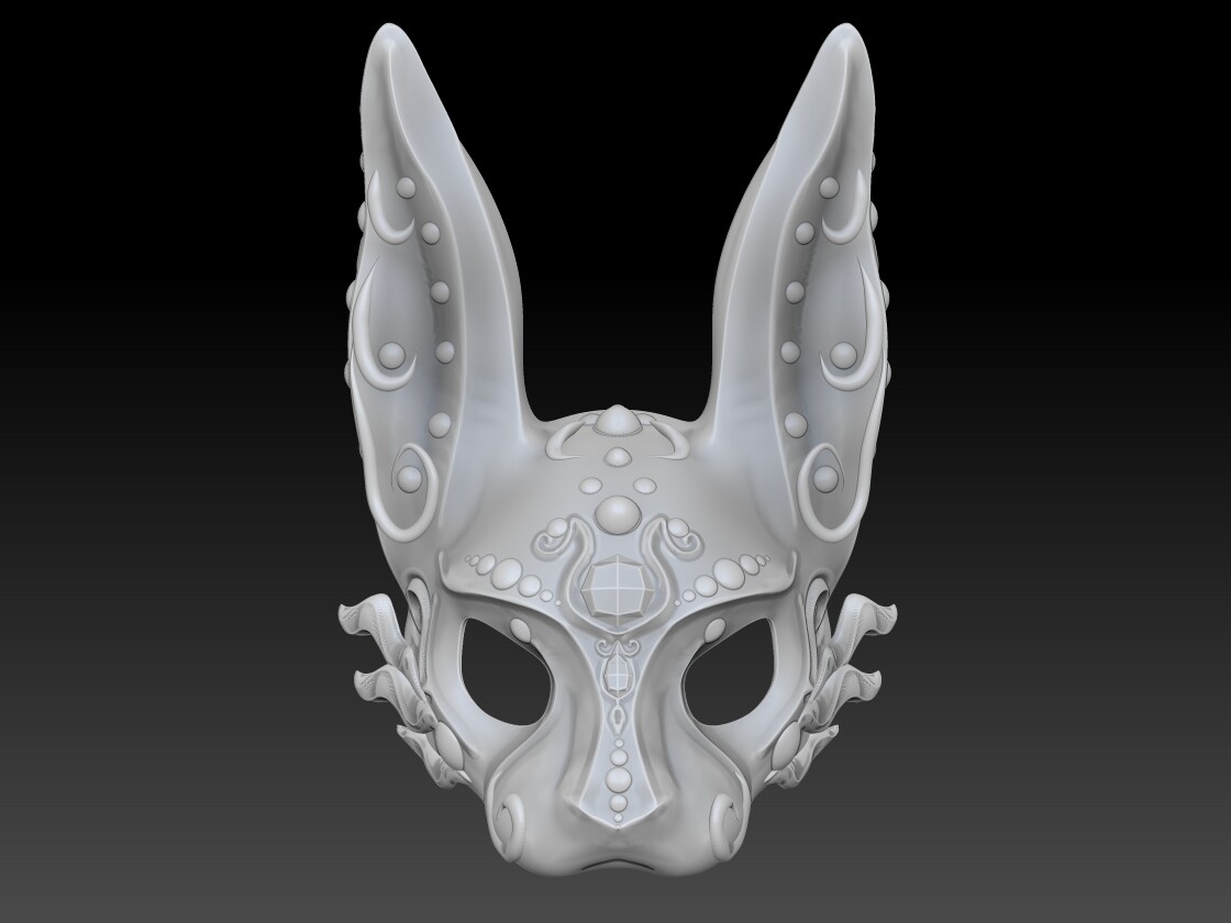 over delvist overlap ArtStation - Rabbit mask The Witcher