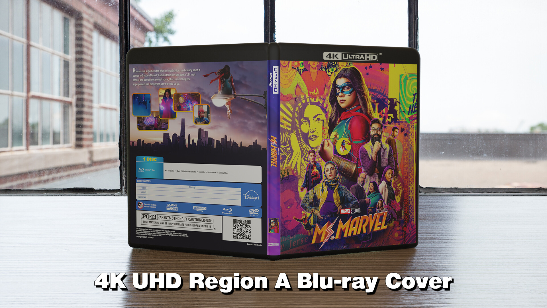 Omgeving onbetaald knijpen ArtStation - Ms. Marvel Custom Blu-ray Cover