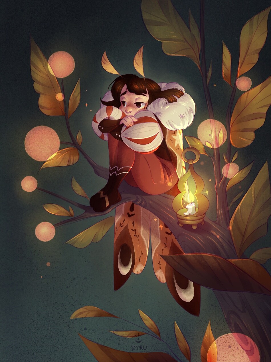 ArtStation - Moth Girl