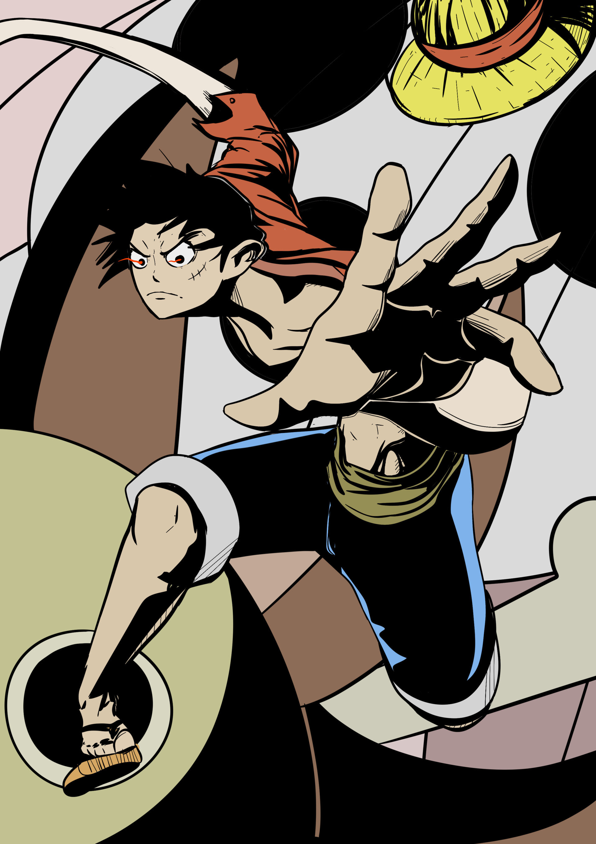 ArtStation - Luffy x Katakuri - One Piece