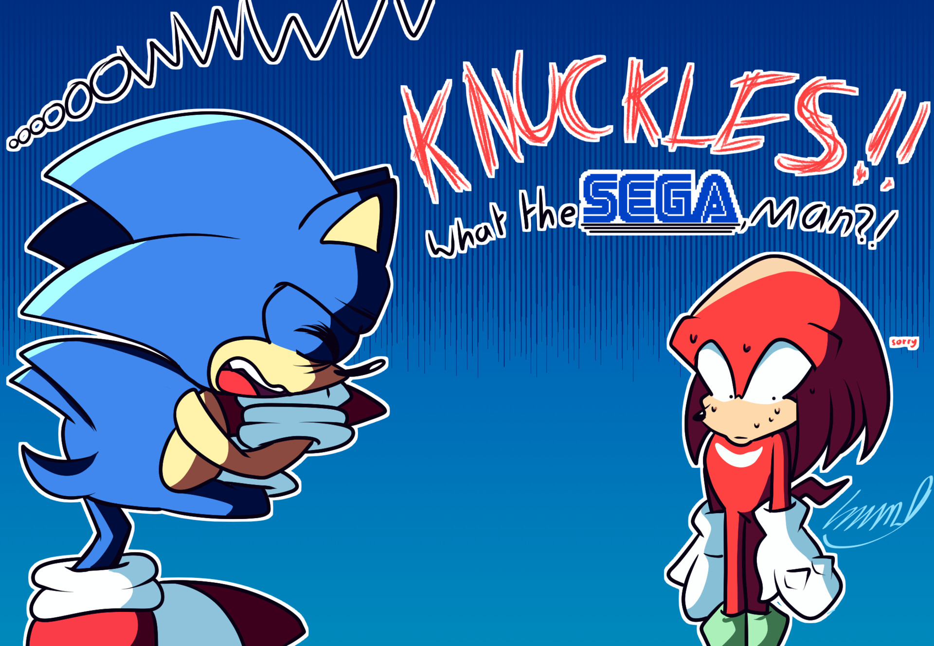 ArtStation - Knuckles needs to tone down the method acting