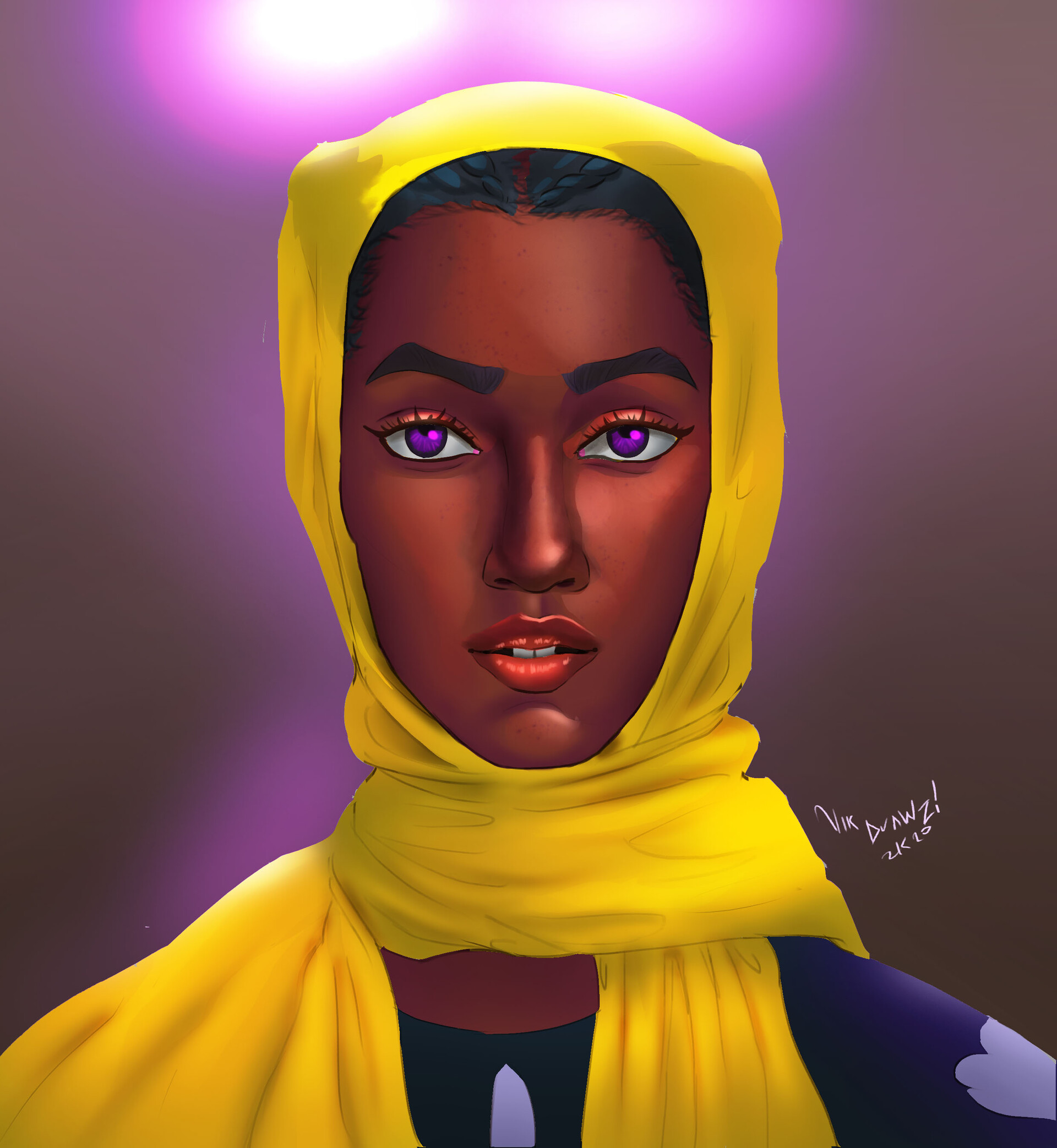 ArtStation - Yellow scarf