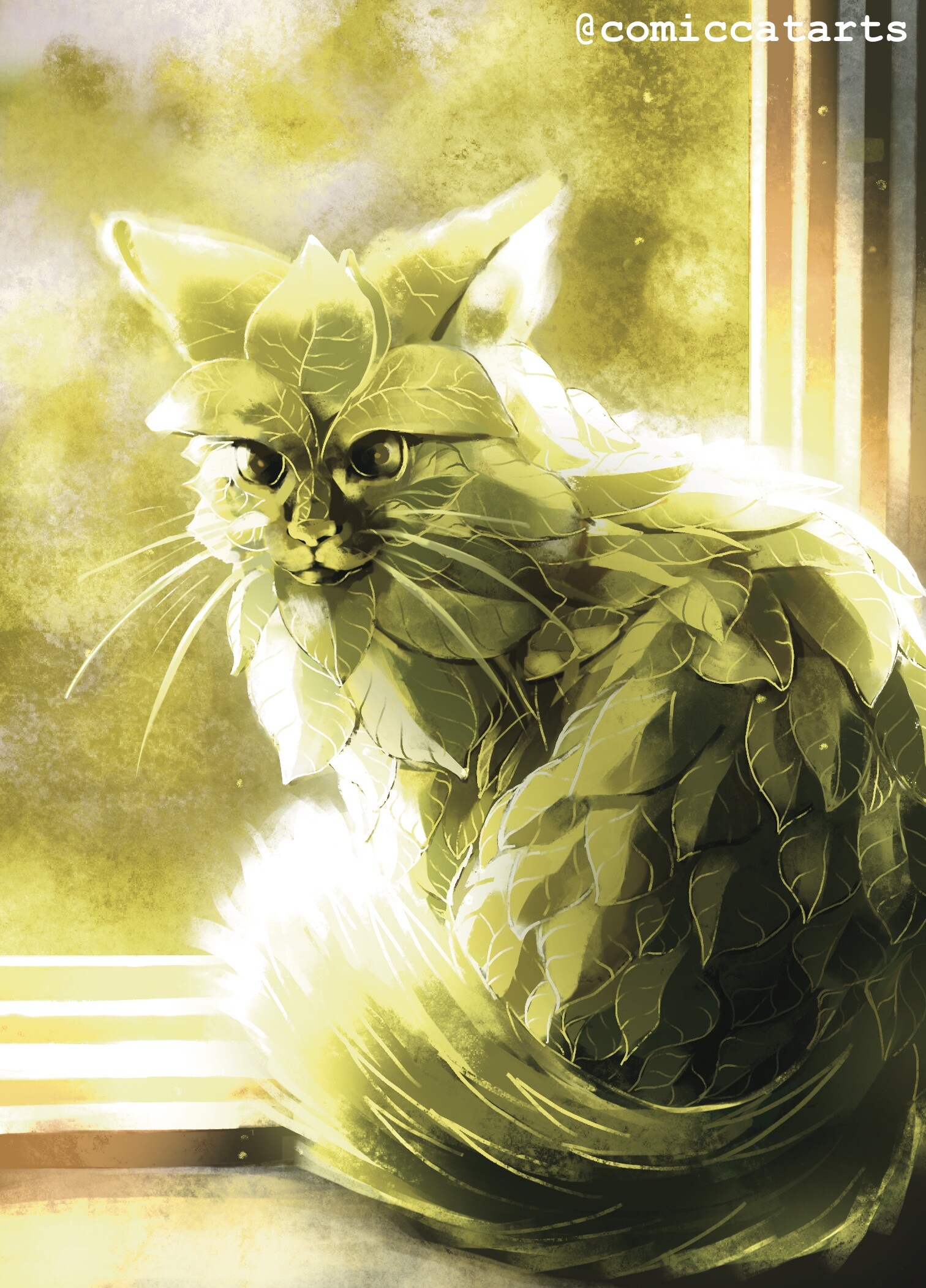 ArtStation Leaf Cat