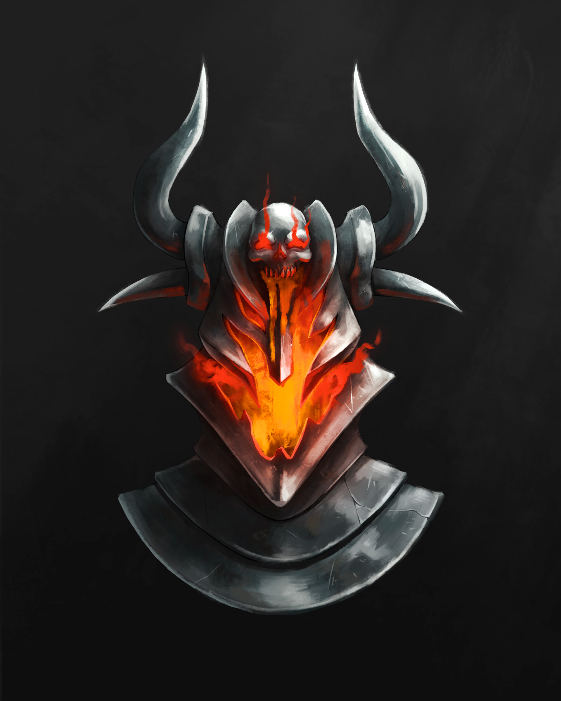 ArtStation Wrath Helmet 'Seven Deadly Sins'