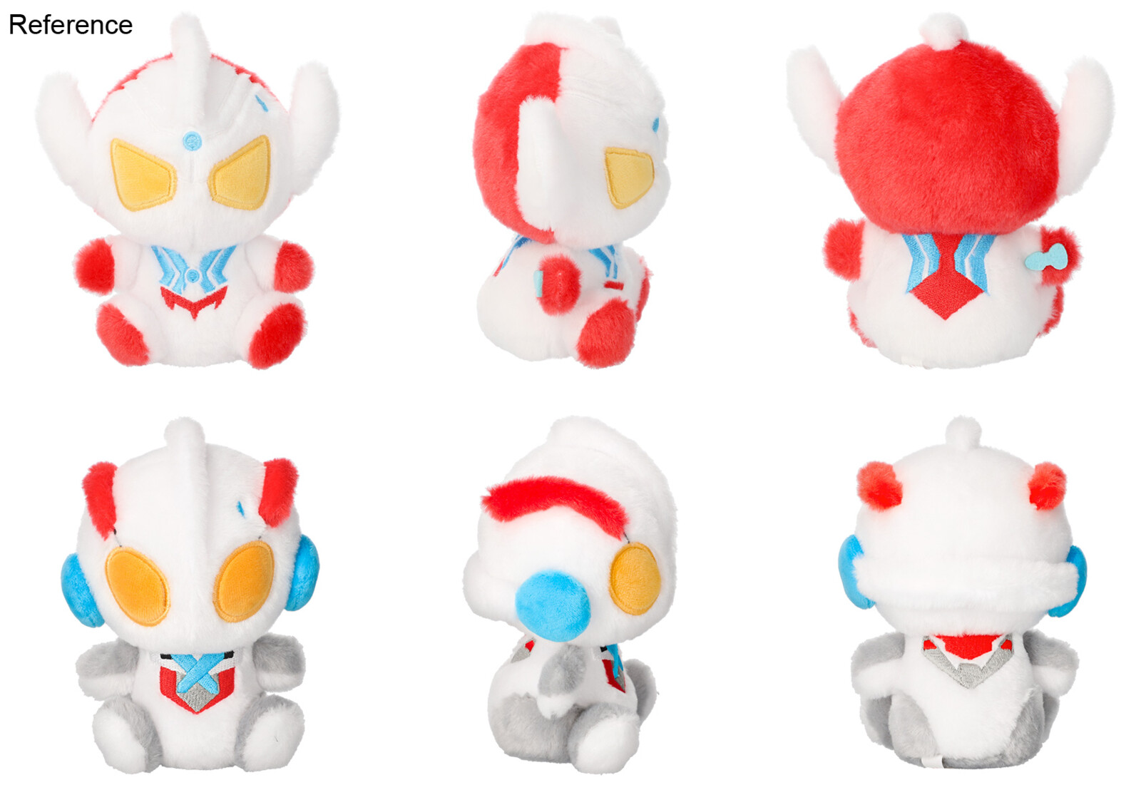 Official plush photos used as reference