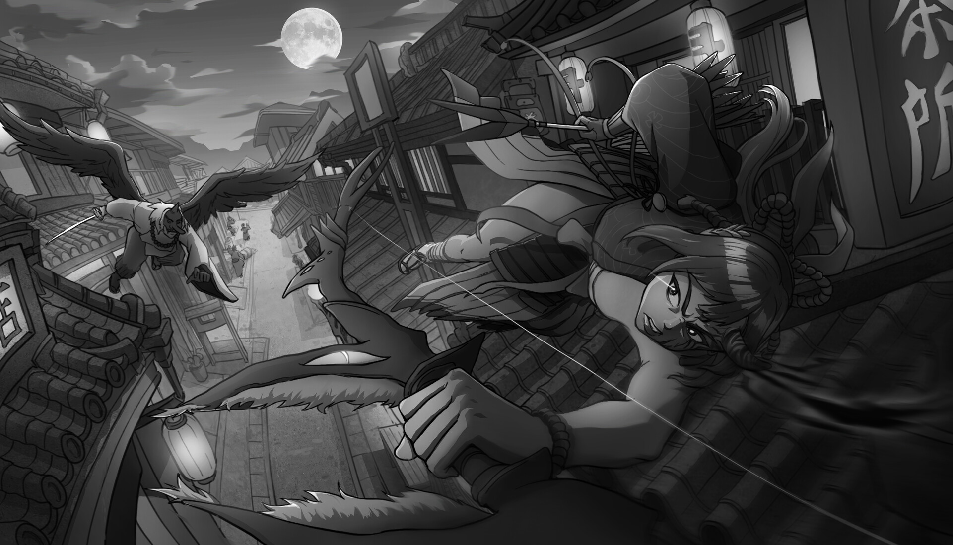 ArtStation Key Moment 1 Black White