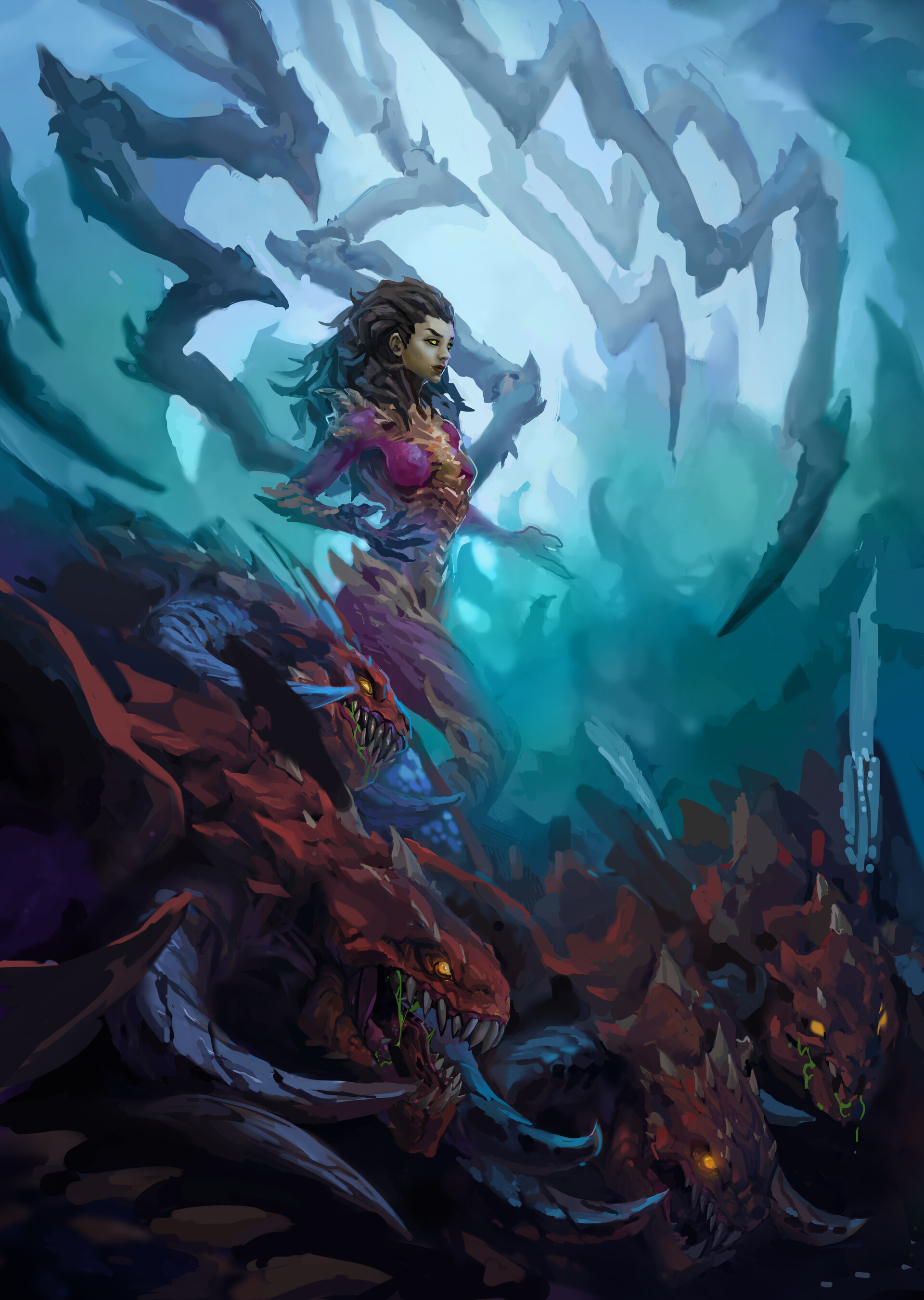 ArtStation Kerrigan Starcaft