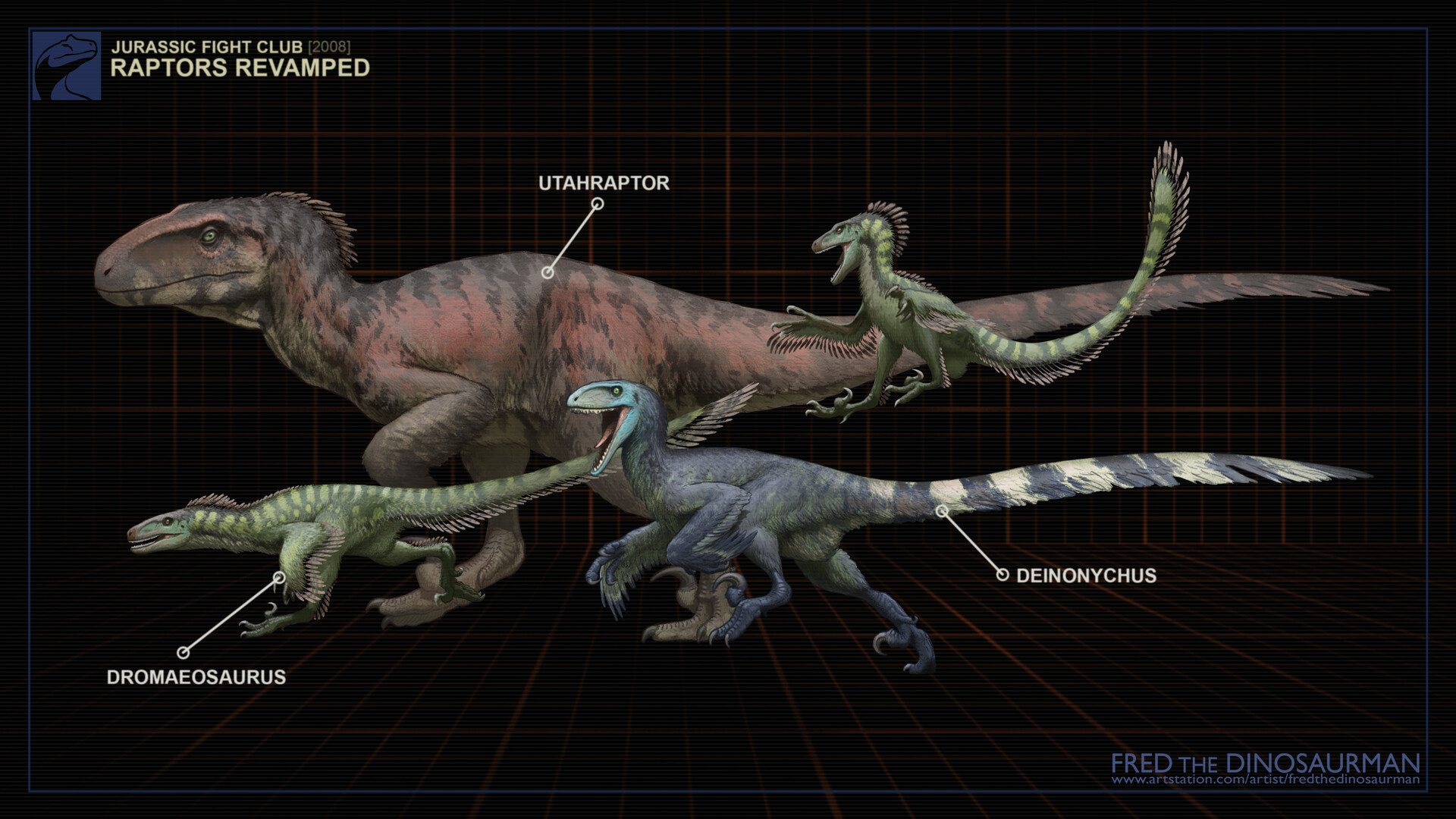 utahraptor jurassic fight club