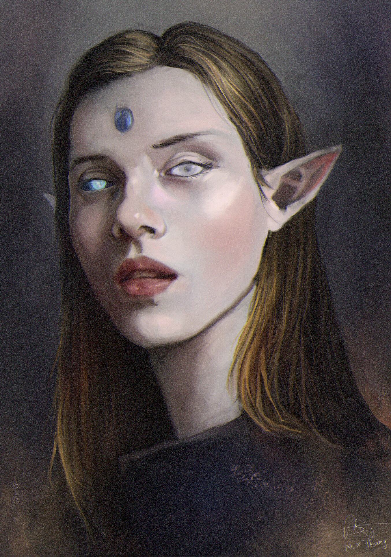 ArtStation Blind girl