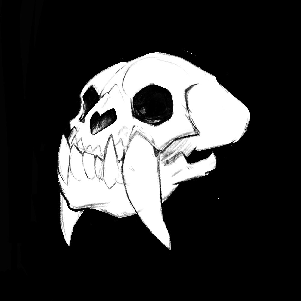 ArtStation - Skulls sketches 2