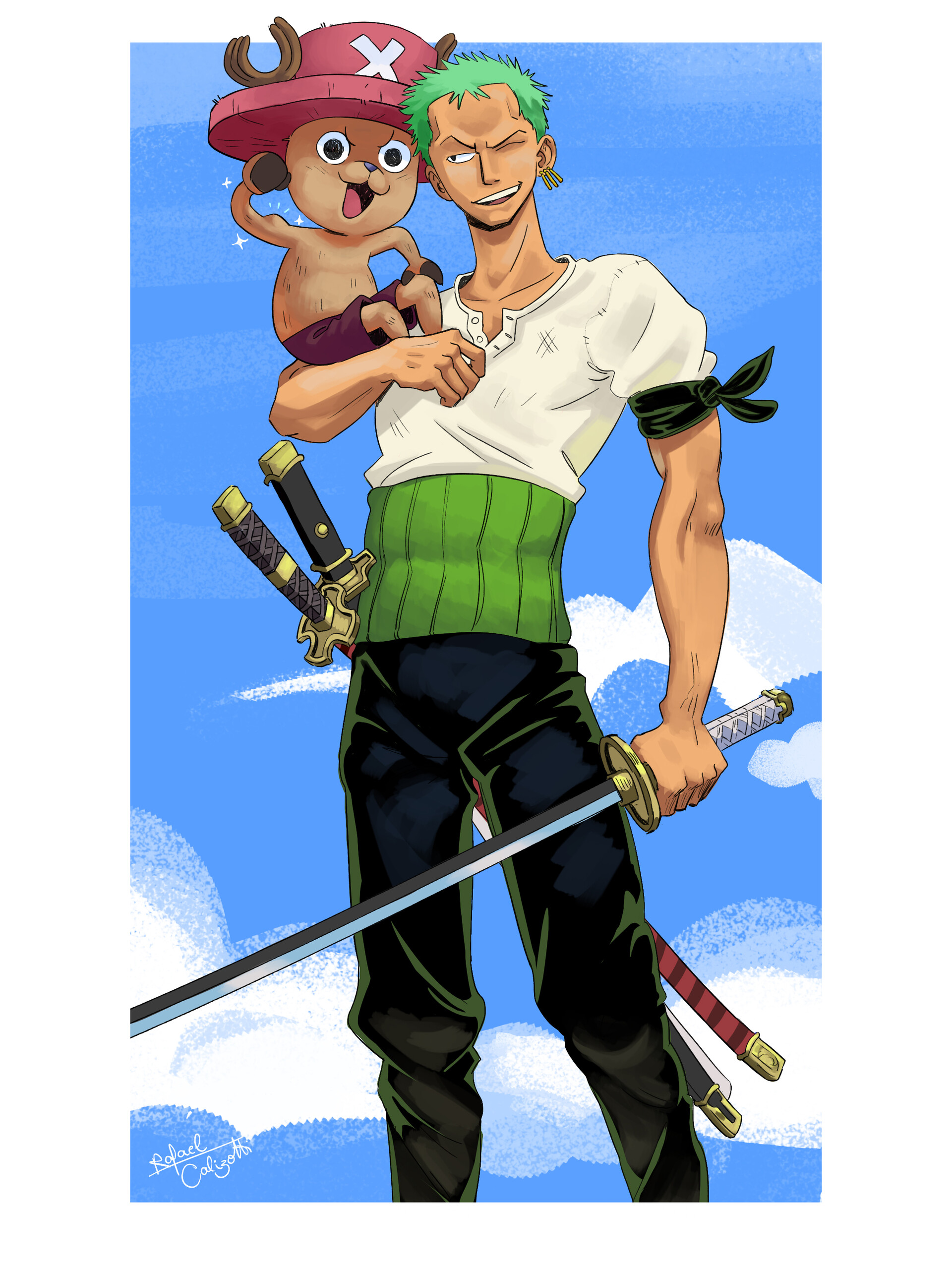 Zoro e Chopper  Personagens de anime, Roronoa zoro, Imagem de anime