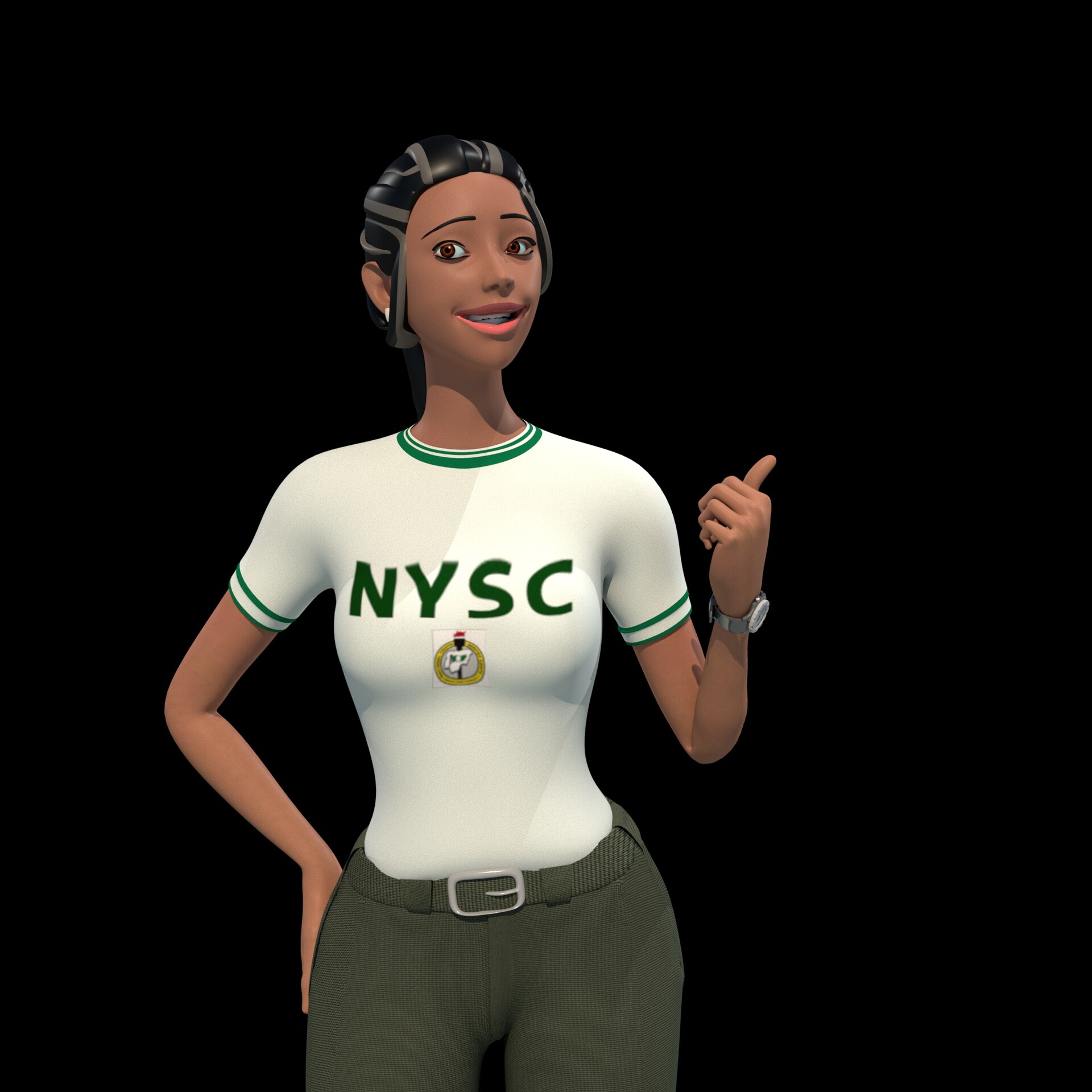 ArtStation - 3D NYSC Character