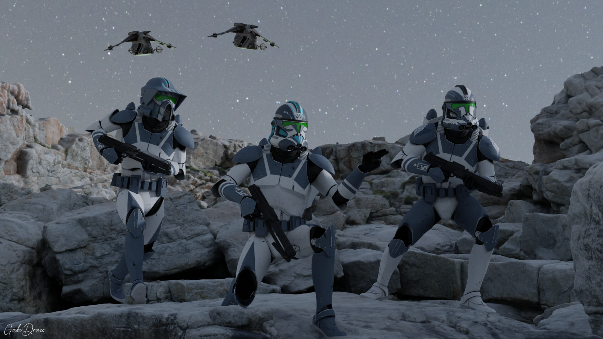 Clone deals trooper platoon