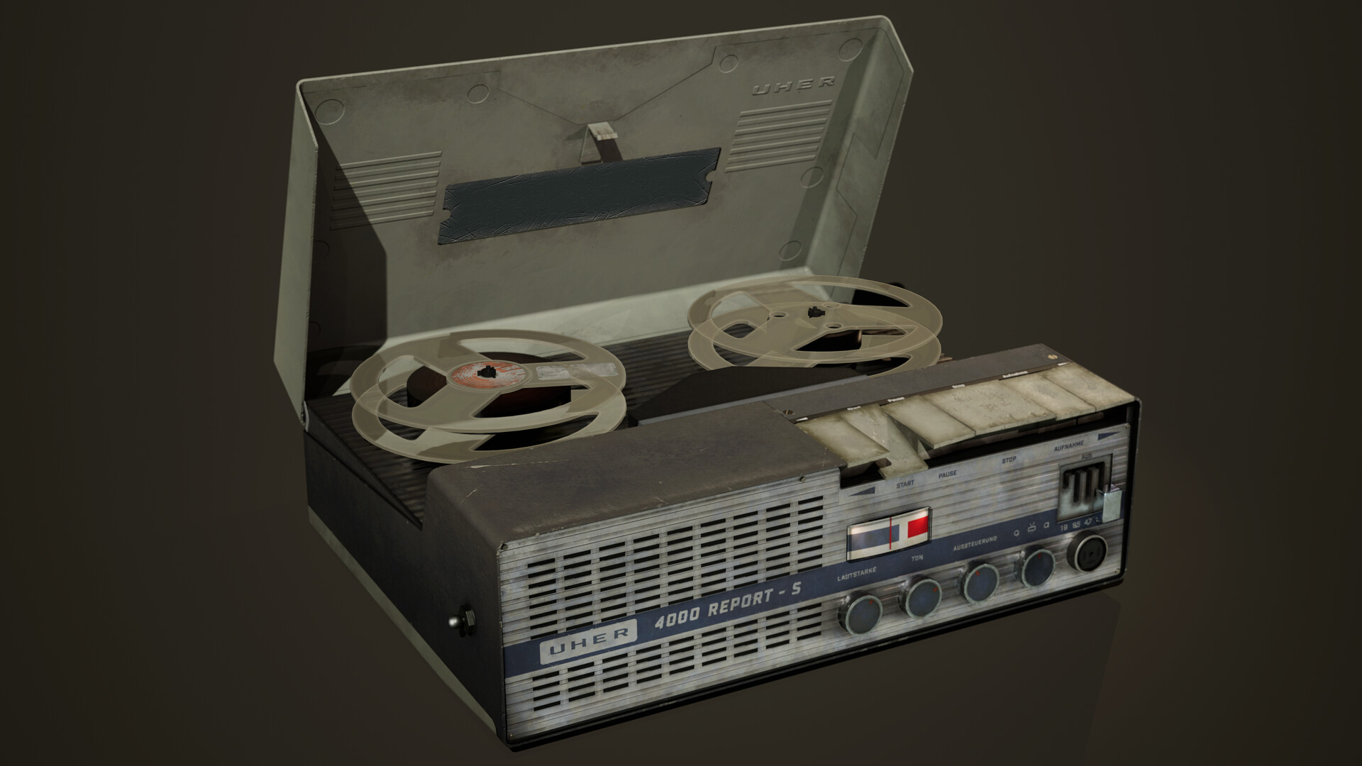 ArtStation - UHER 4000-S Open Reel Tape Recorder