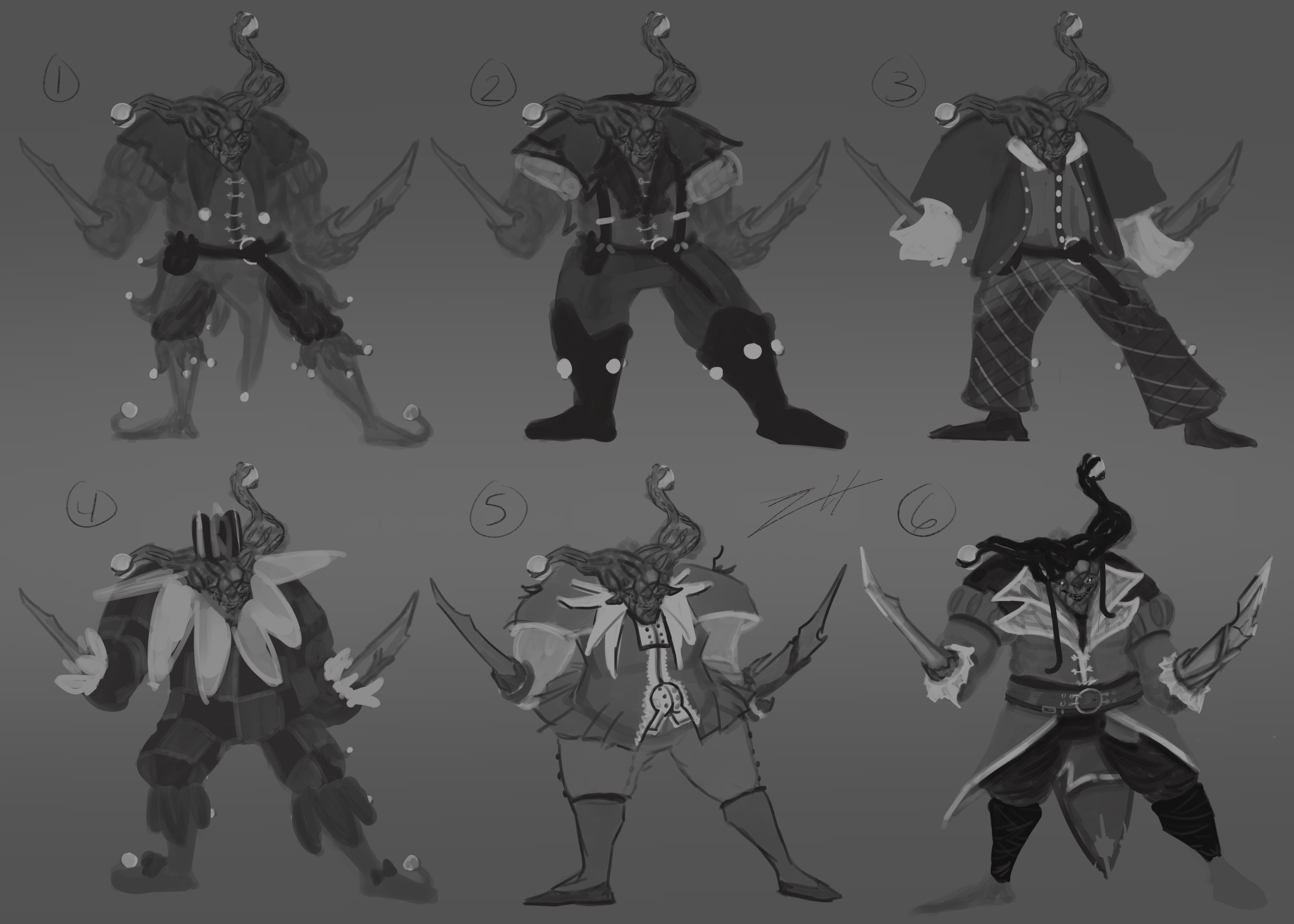 Costume Exploration Sketches